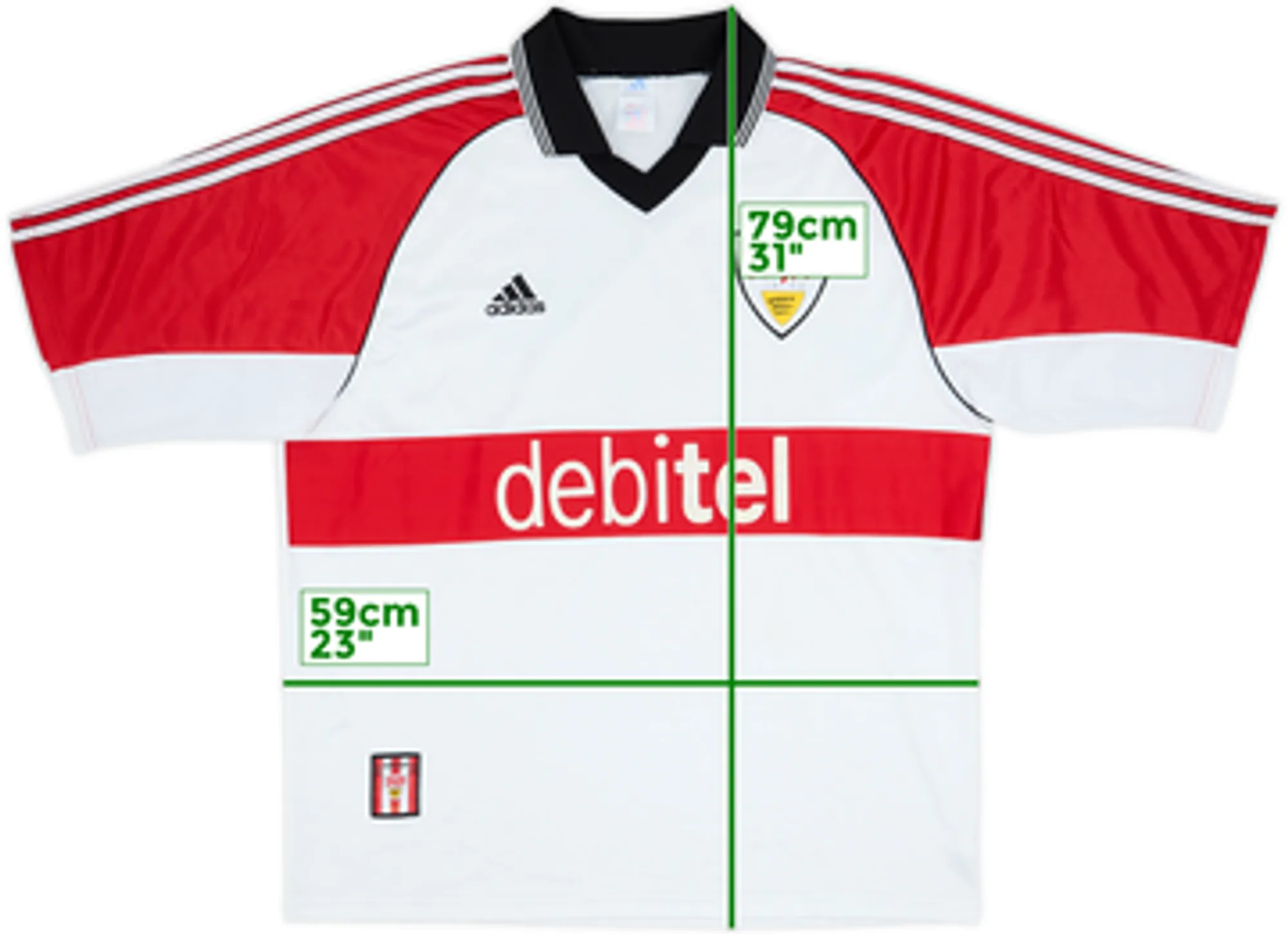 1999-00 Stuttgart Home Shirt - 8/10 - (XL)