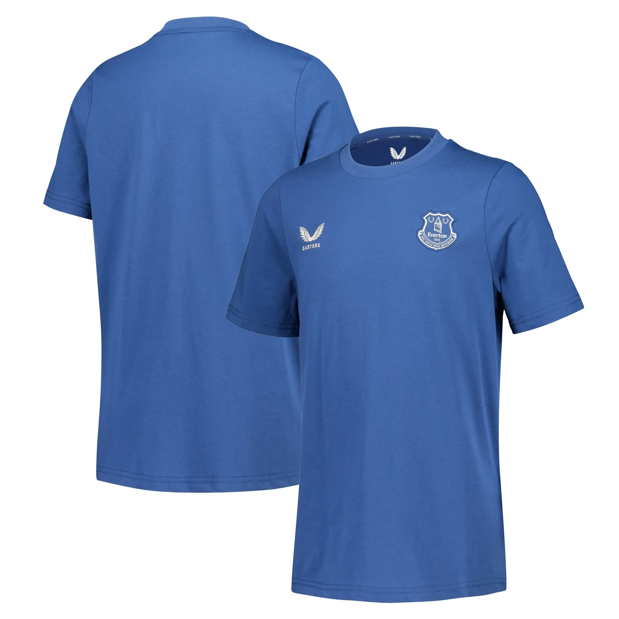 Everton Castore Off Pitch T-Shirt - Navy - Kids