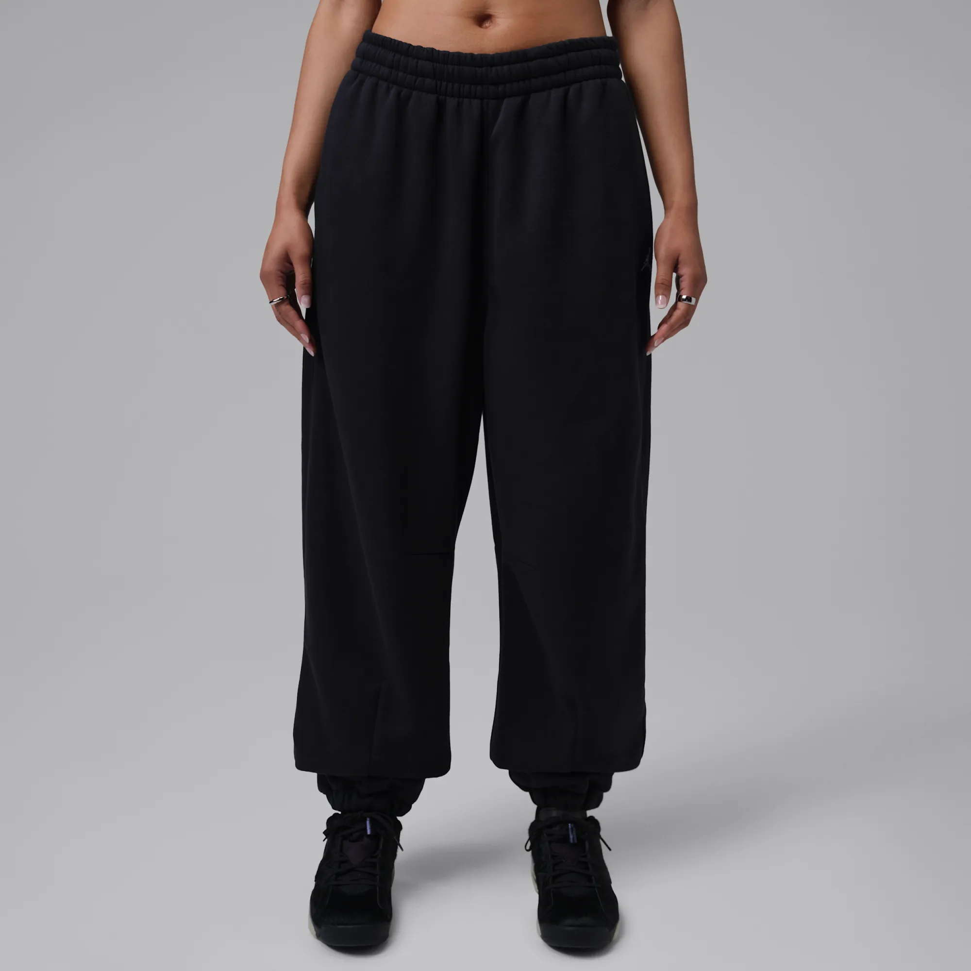 Nike Jordan Brooklyn Women's Trousers - Black - Fleece