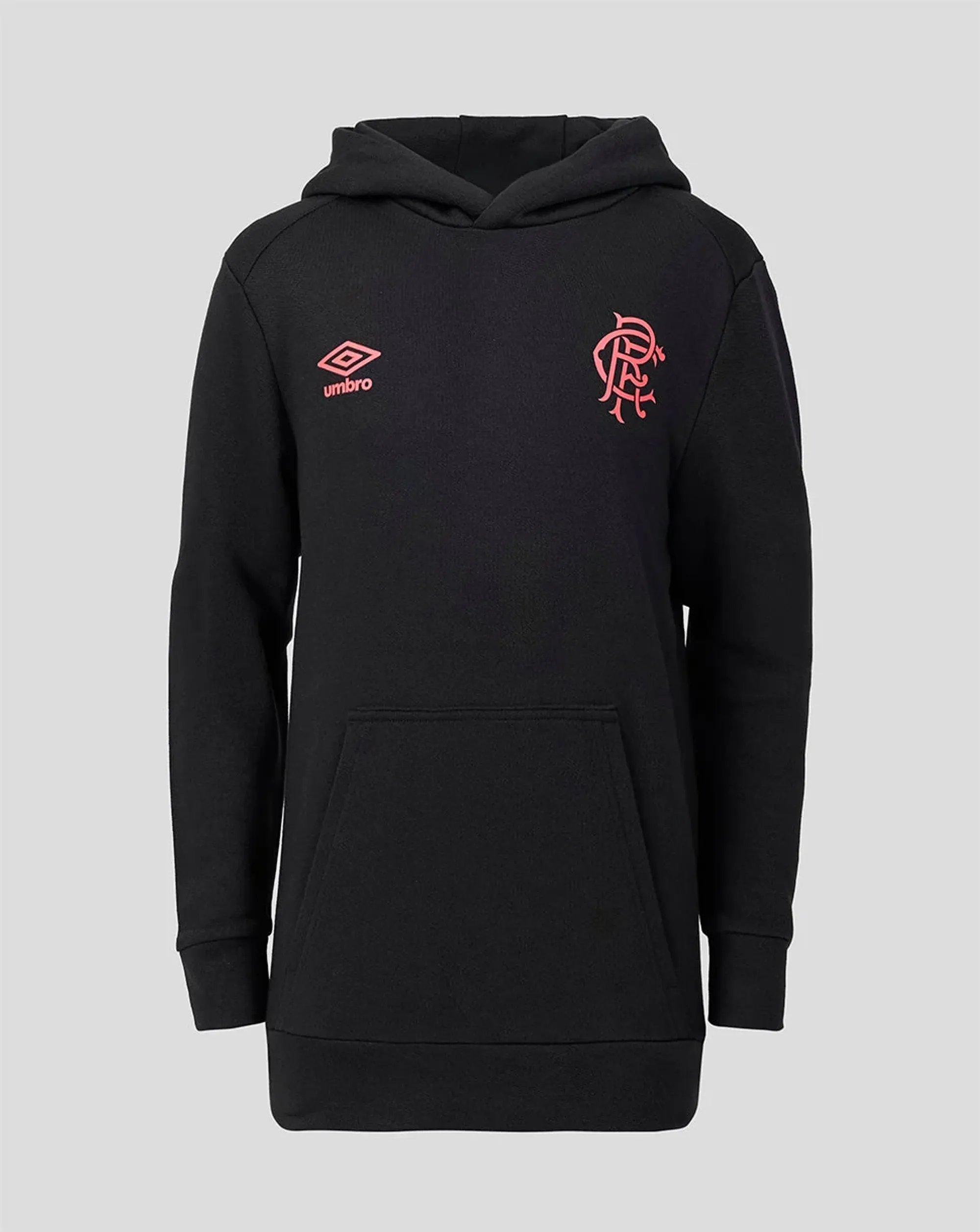 Castore Rangers Fc Junior 2026/27 Presentation Hoodie - Coral