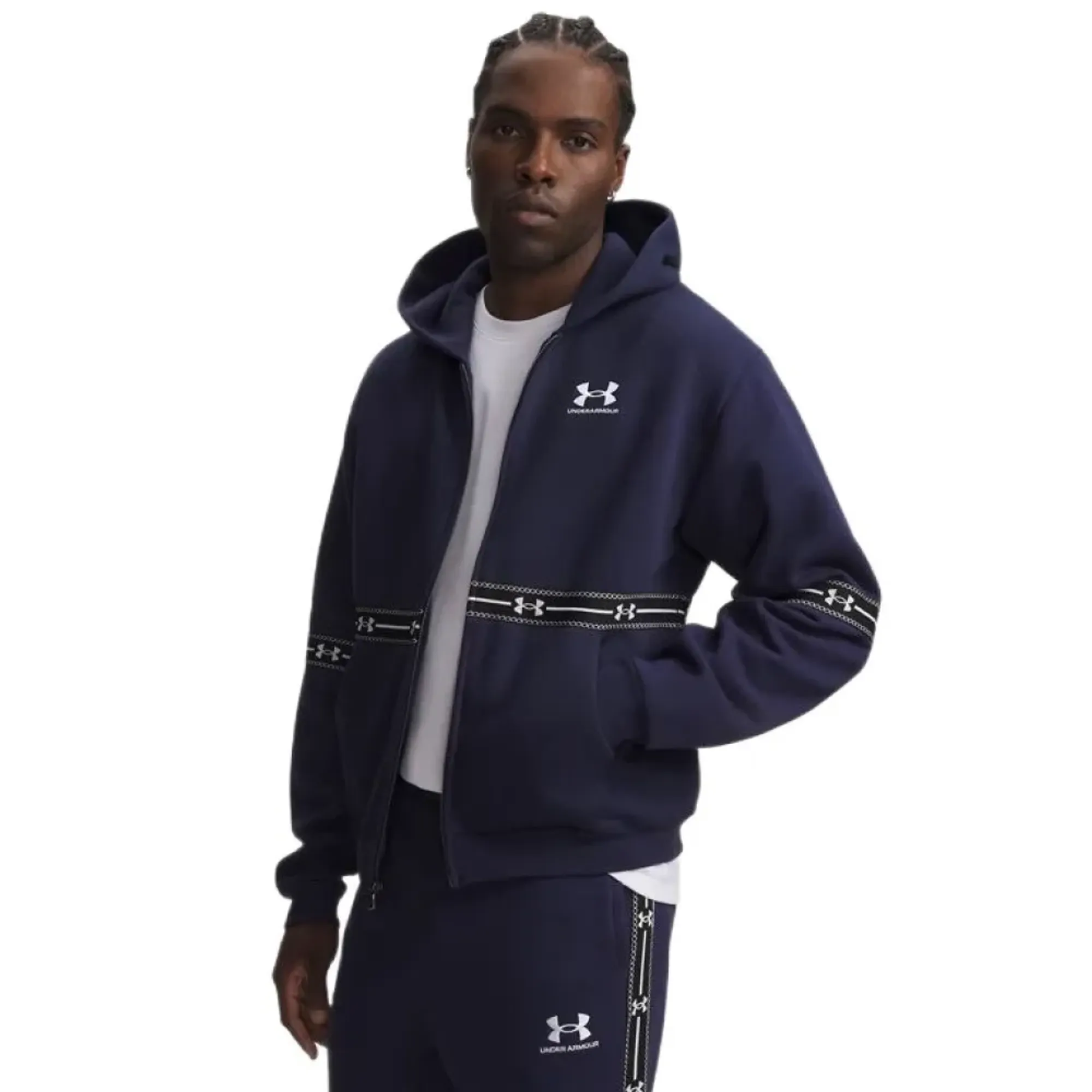 Under Armour Icon Fleece Taped Full Zip Sweatshirt