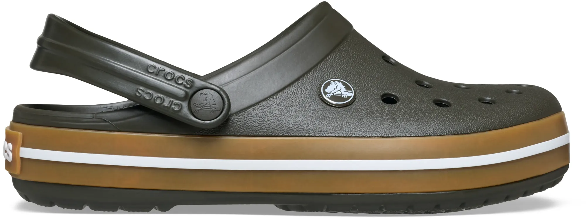 Crocs | Unisex | Crocband Gum | Clogs | Deep Olive | W4/M3