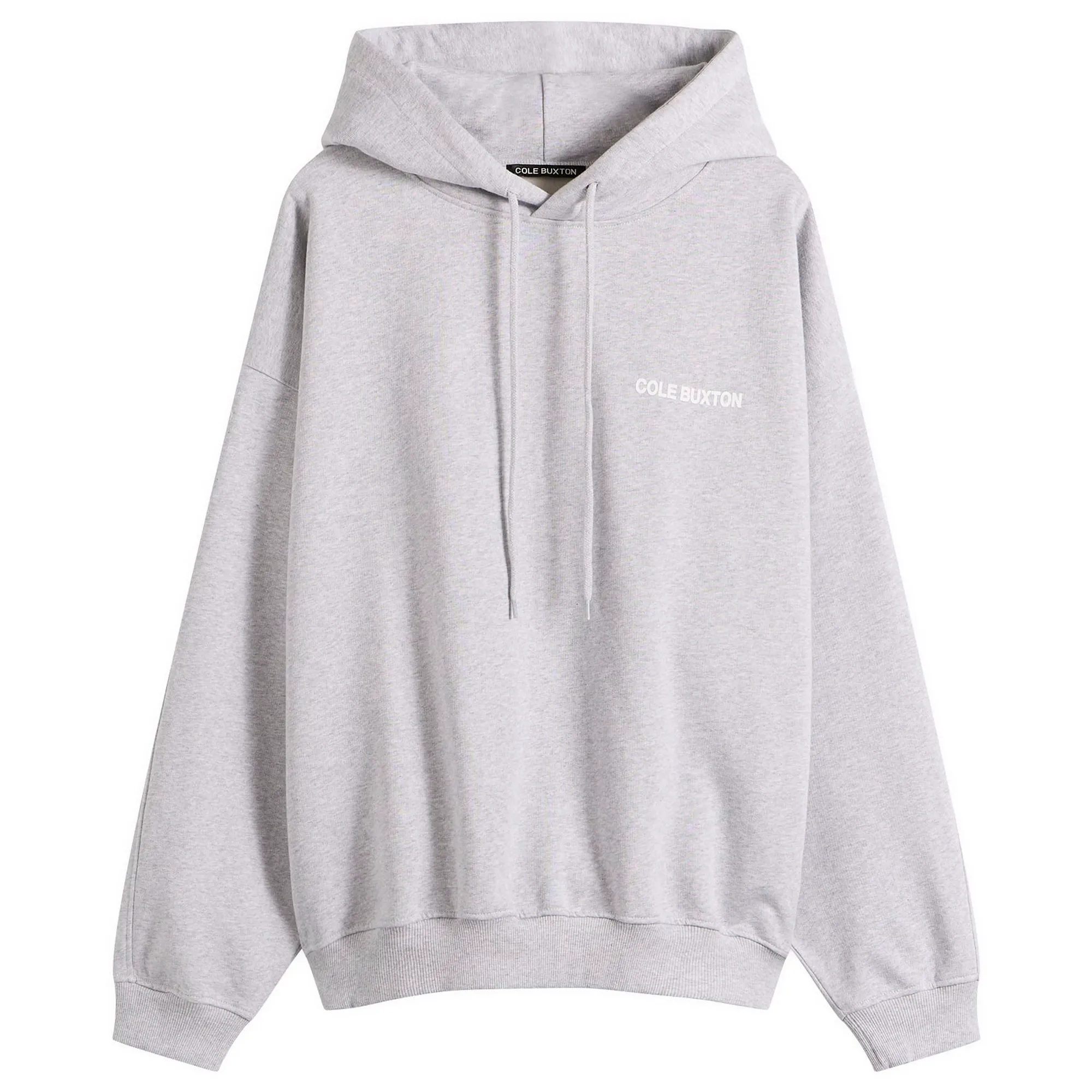 Cole Buxton Men's CB Sportswear Hoodie Light Grey Marl