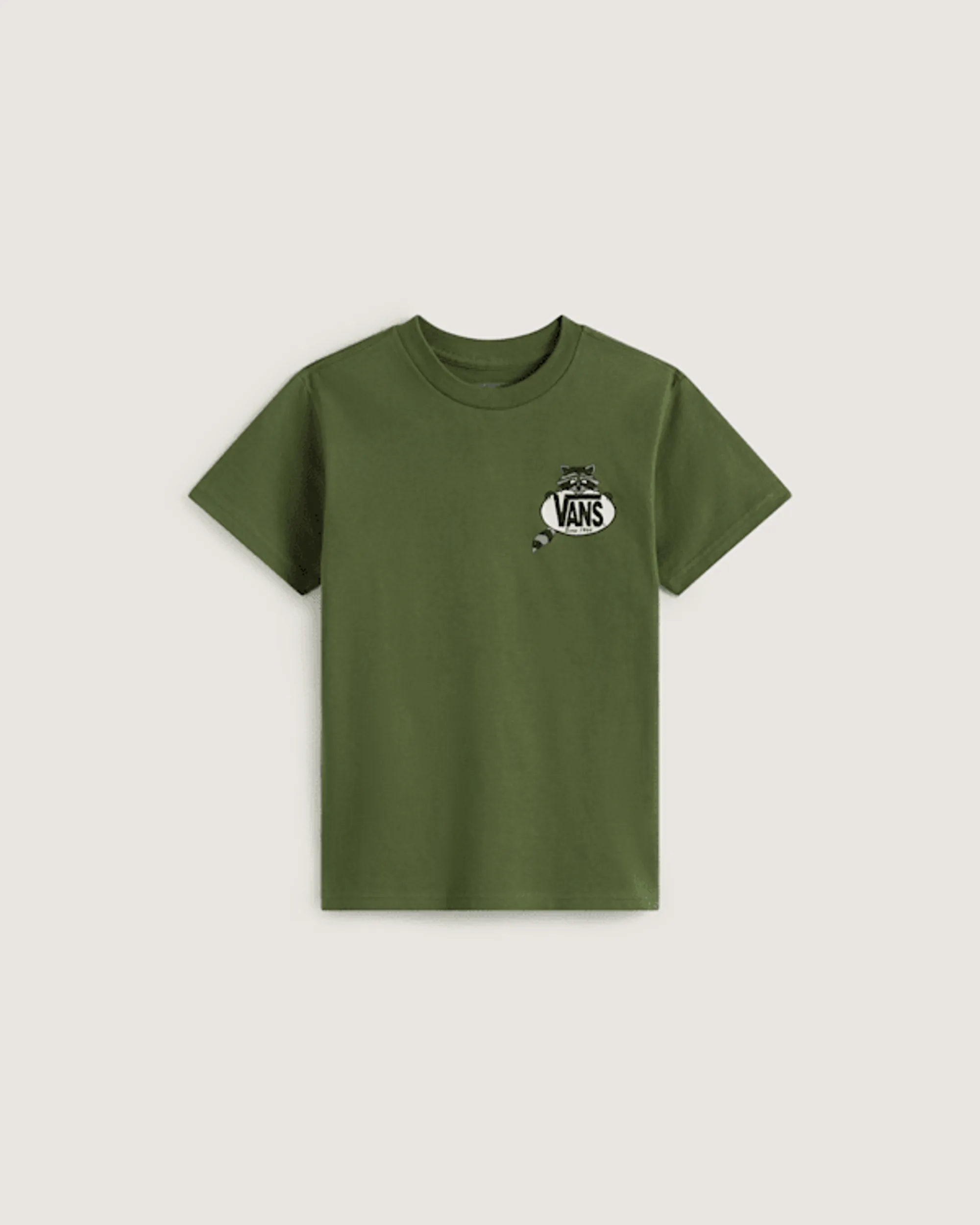 Vans - Kids Dumpster Raccoon T-Shirt (2-8 Years), Green