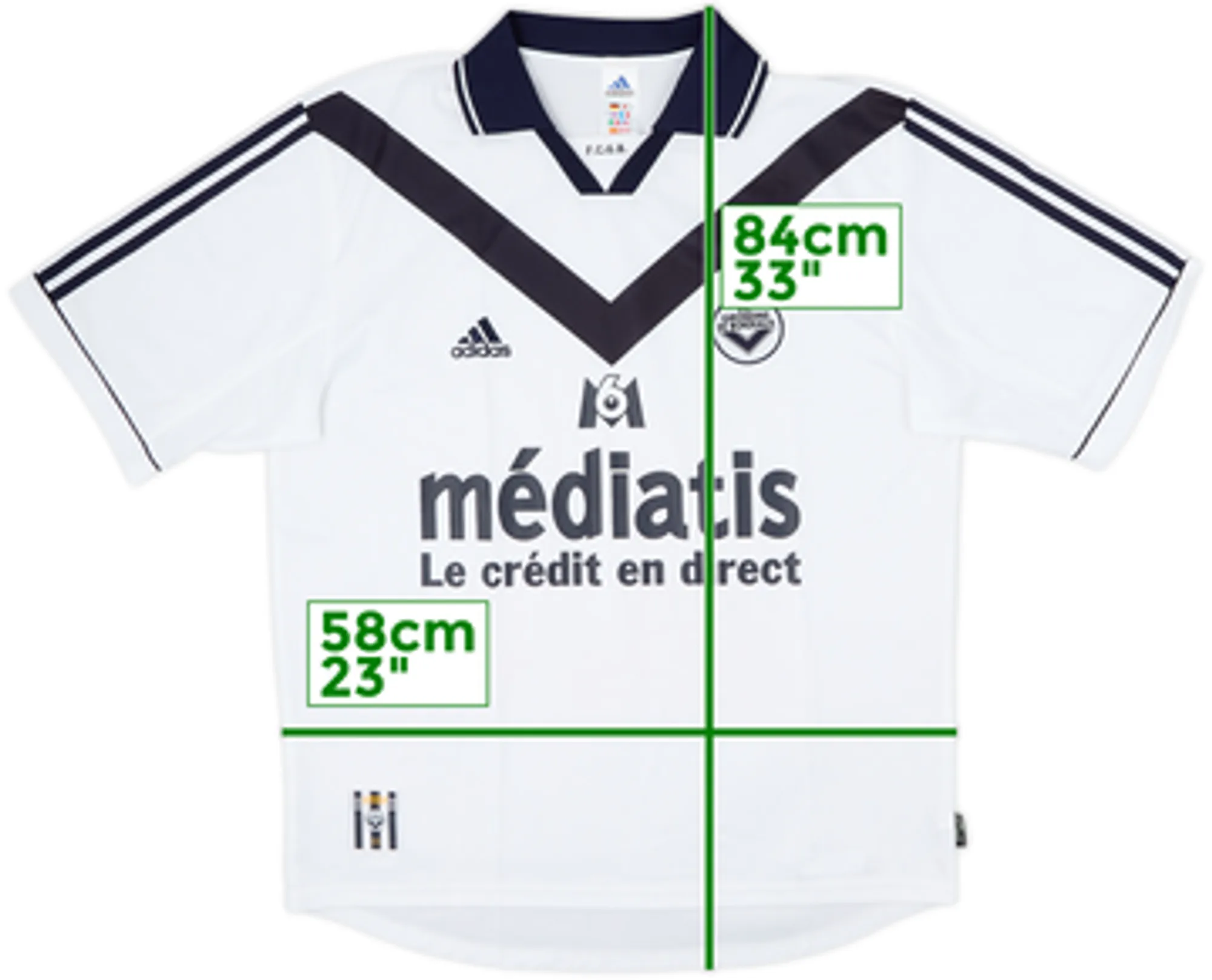 2000-01 Bordeaux Away Shirt - 8/10 - (L)