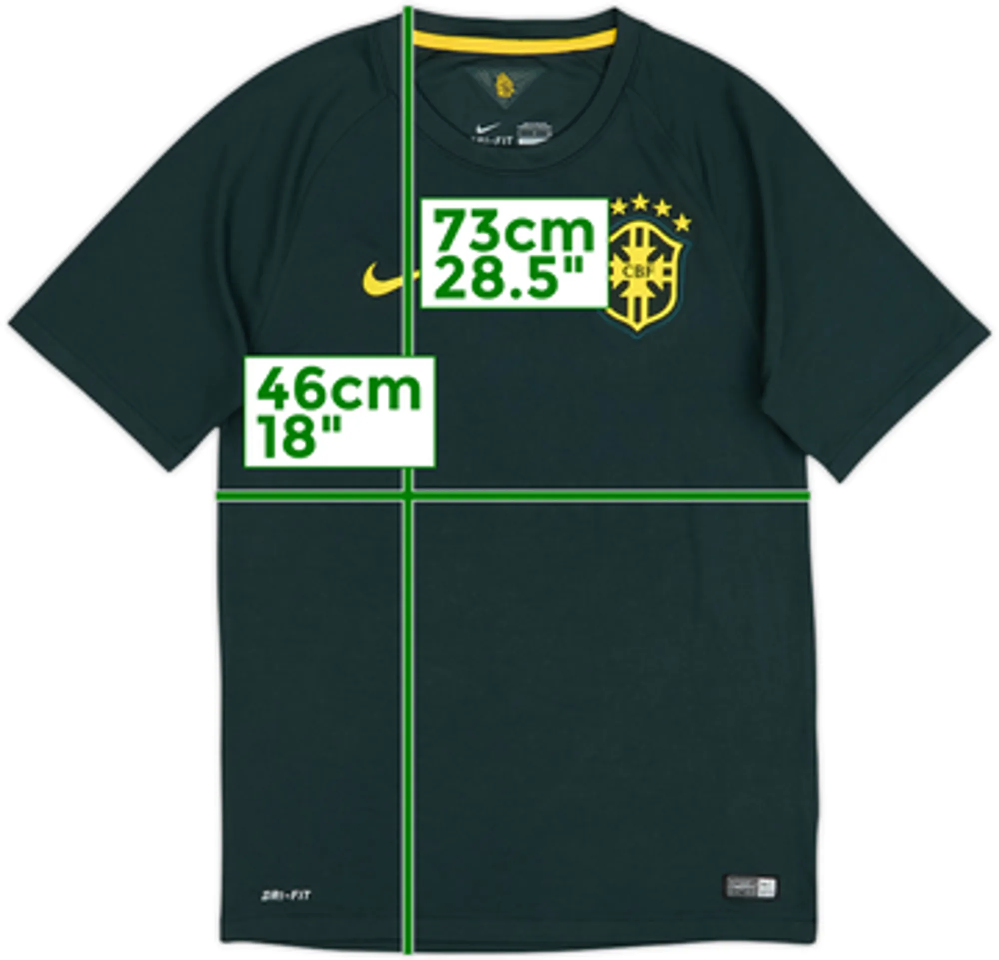 2014-15 Brazil Third Shirt - 10/10 - (S)