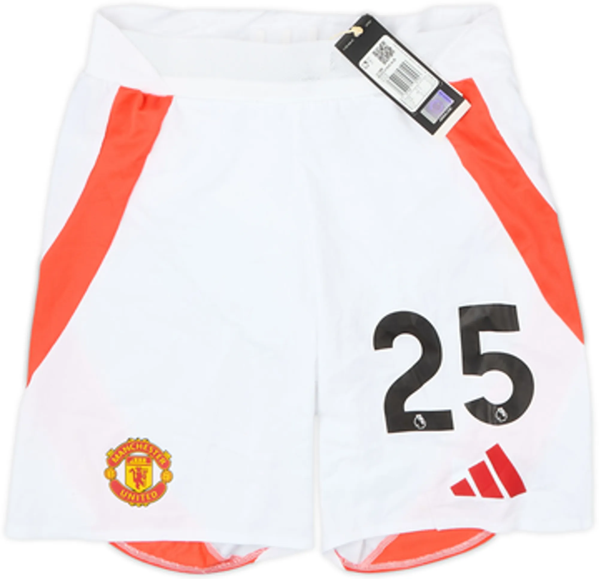 2024-25 Manchester United Authentic Home Shorts #25 (S)