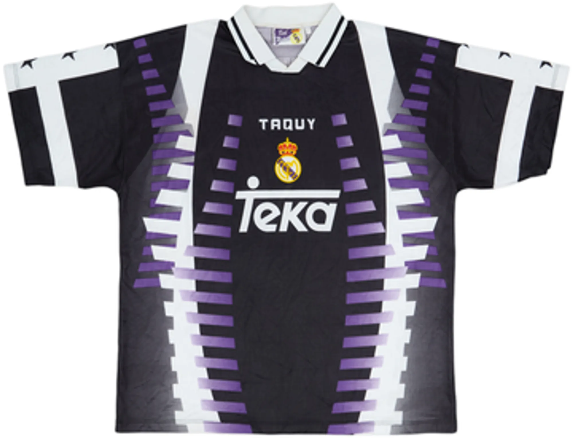 1997-98 Real Madrid Taquy Third Shirt Mijatovic #8 - 6/10 - (M)