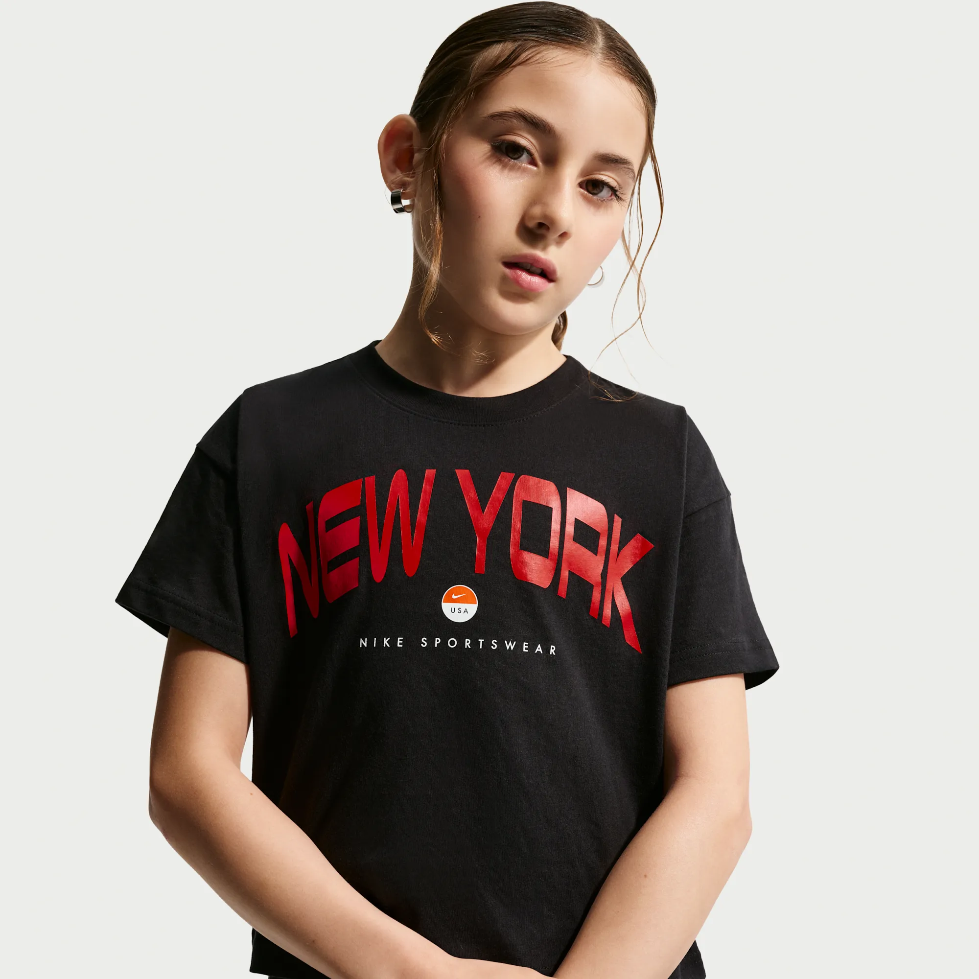Nike Older Kids' (Girls') T-Shirt - Black