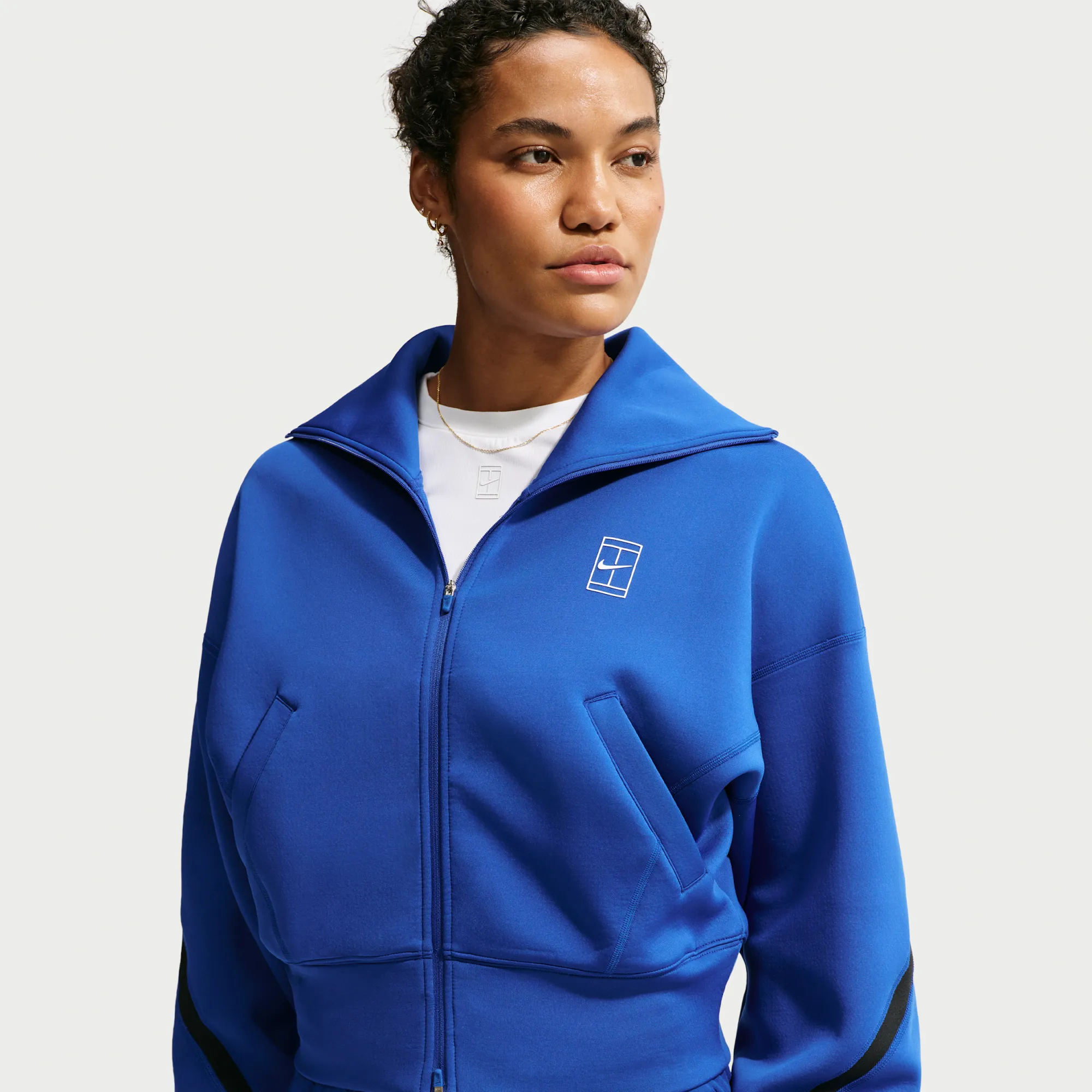 Nike Advantage Women's Dri-FIT Full-Zip Tennis Jacket - Old Royal