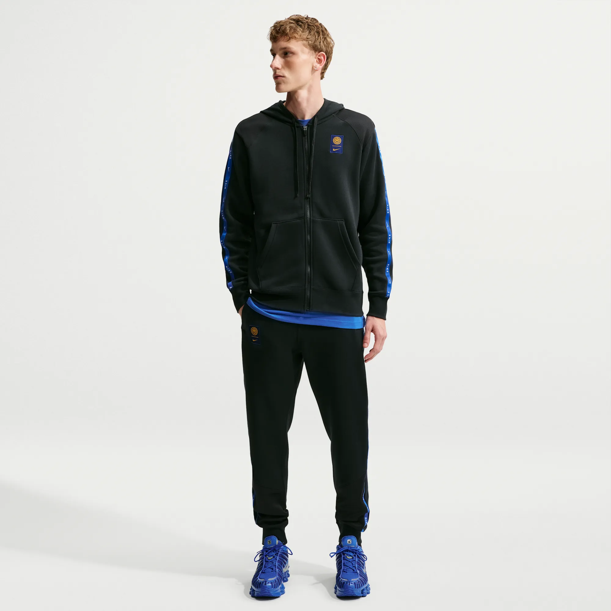 Nike Inter Milan City Side Men's Fleece Joggers - Black - Fleece