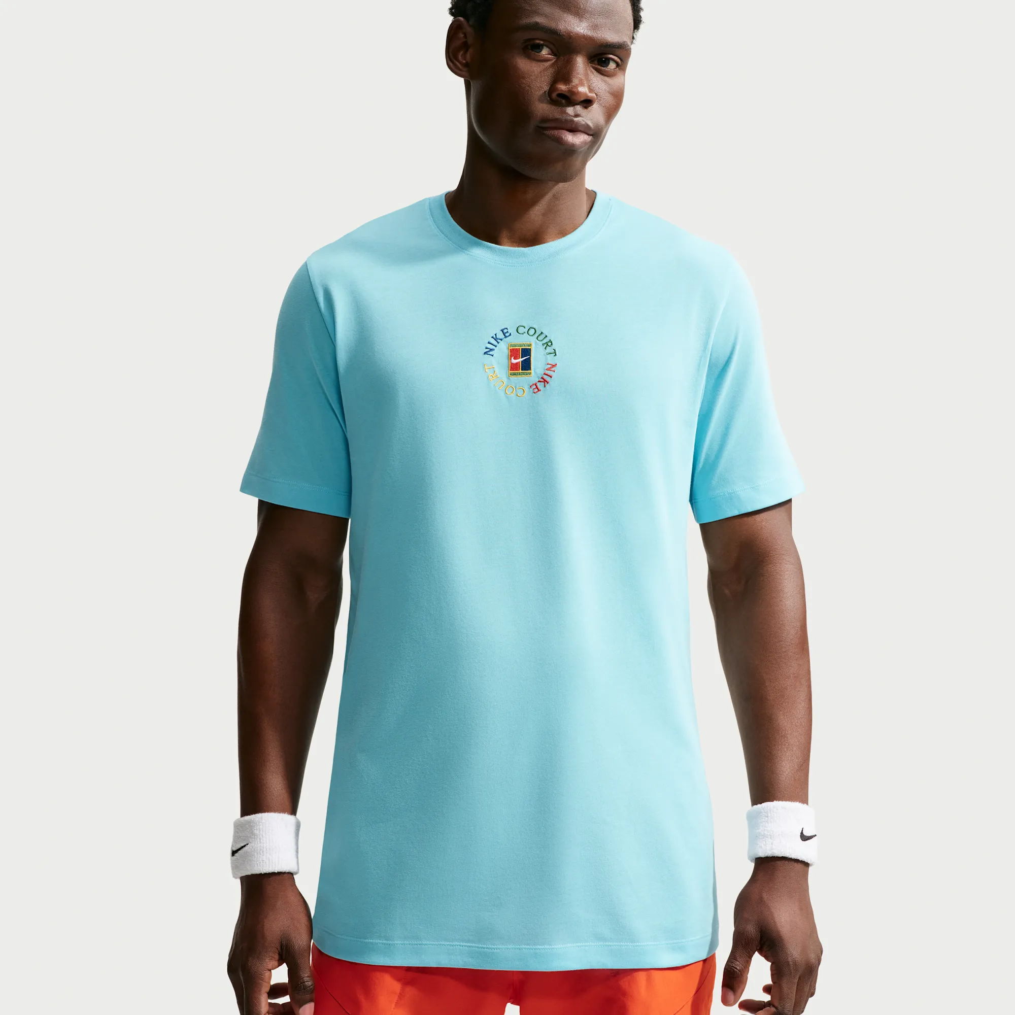 NikeCourt Men's Dri-FIT Tennis T-Shirt - Blue Gaze