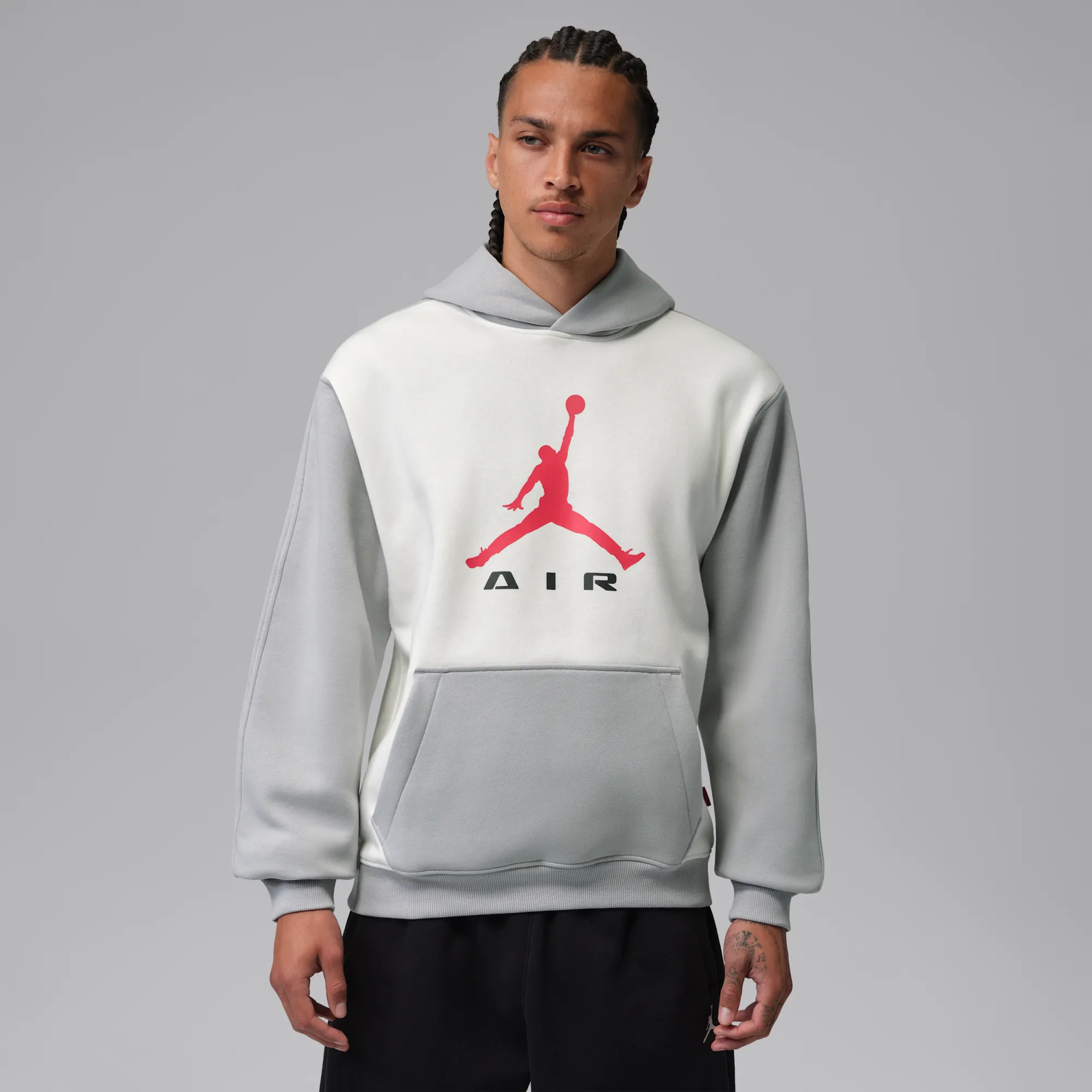 Nike Jordan Brooklyn Men's Pullover Hoodie - Sail - Fleece