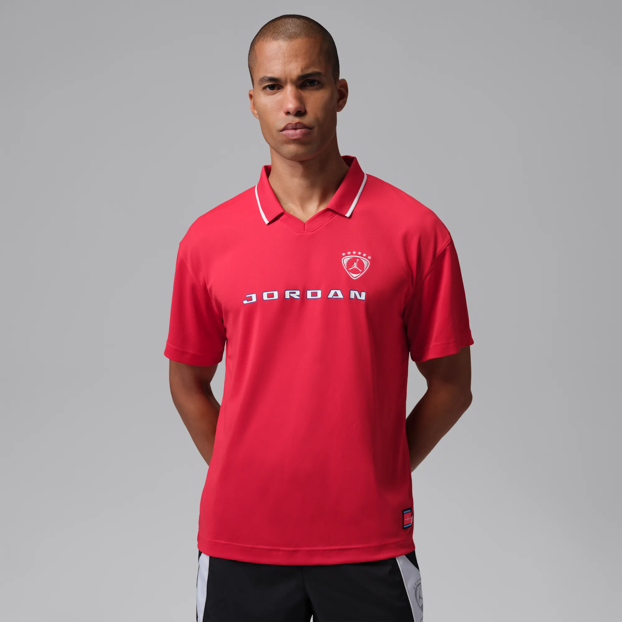 Nike Jordan Brooklyn Men's Football Top - University Red