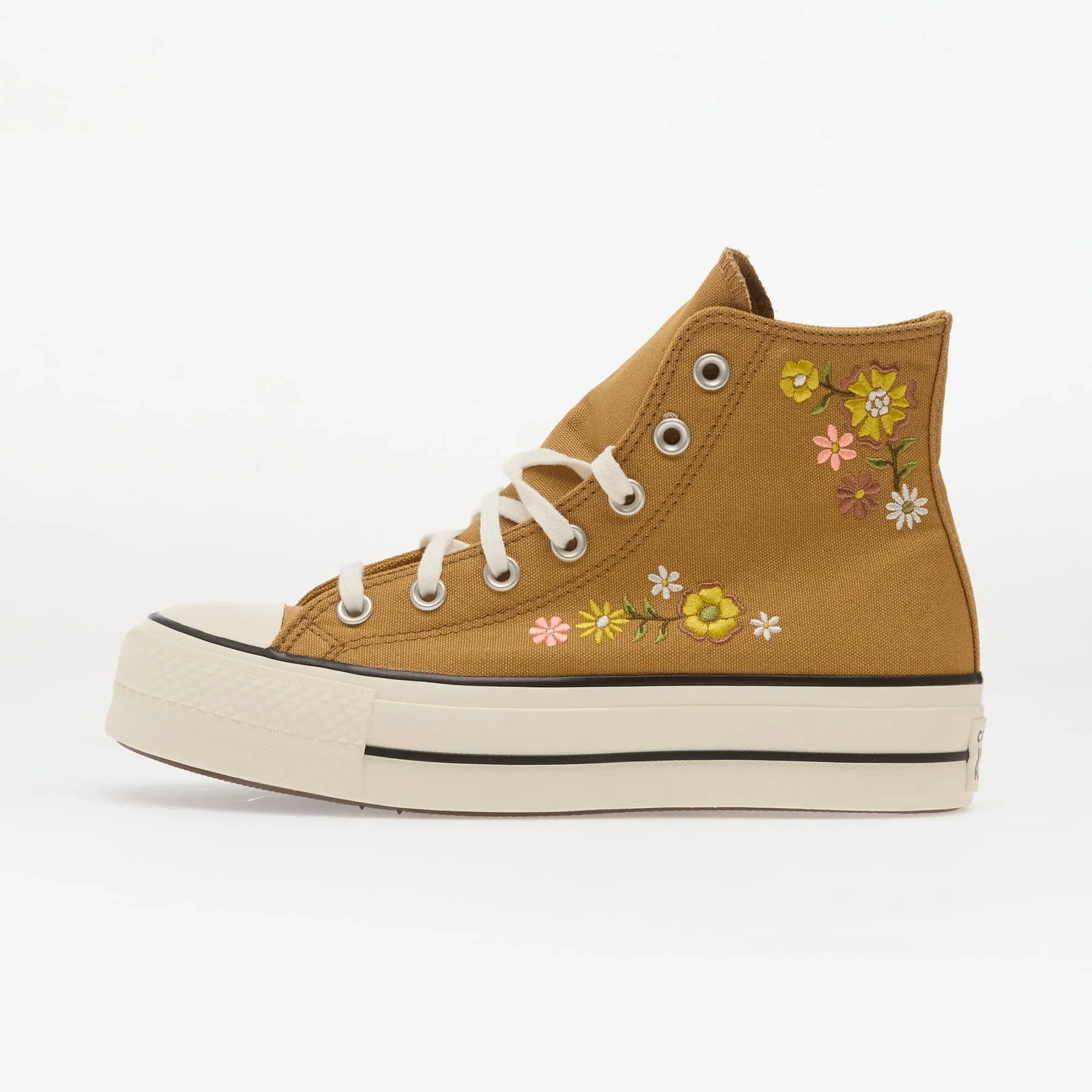 Sneakers Chuck Taylor All Star Lift Embroidered Flowers - Converse Honey Stick/ Egret Eur 38
