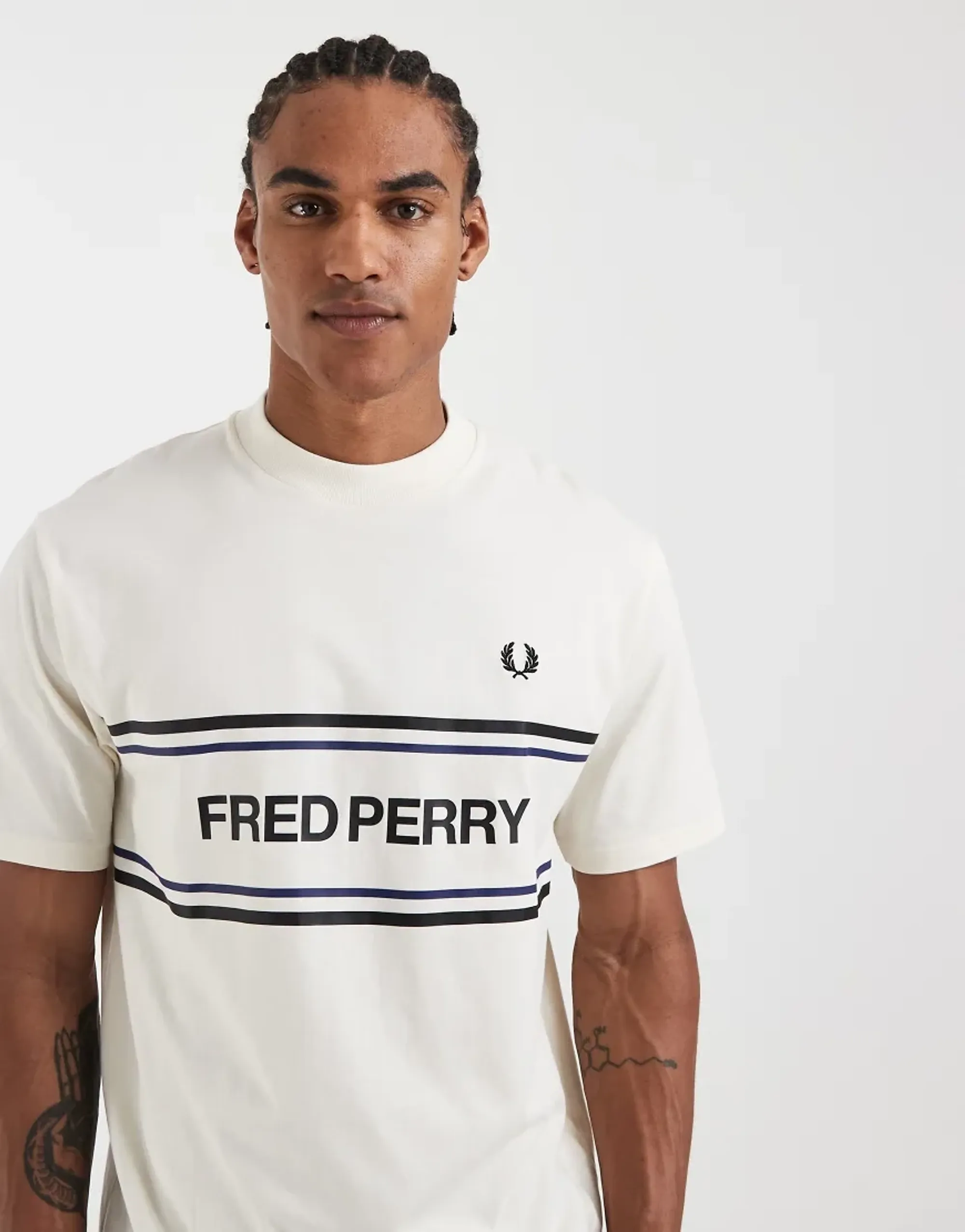 T-Shirt Fred Perry Fred Perry Graphic T-Shirt Beige M