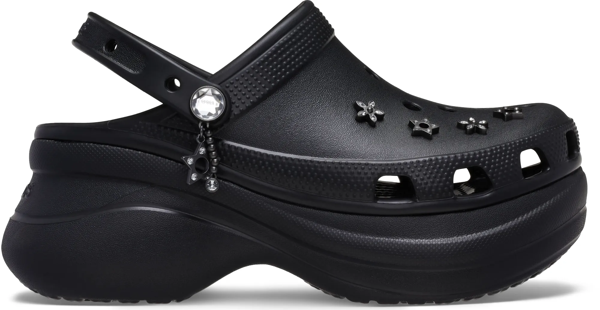 Crocs | Women | Bae Edgy Beading | Clogs | Black | 8