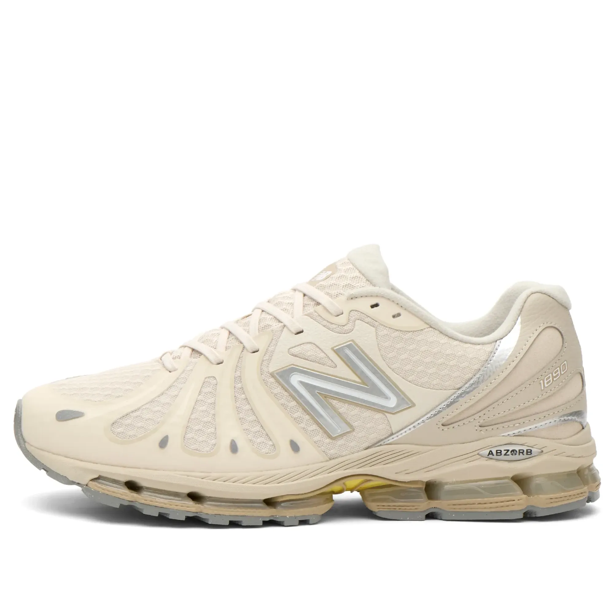 New Balance Unisex Abzorb 1890 in Beige/Yellow Synthetic