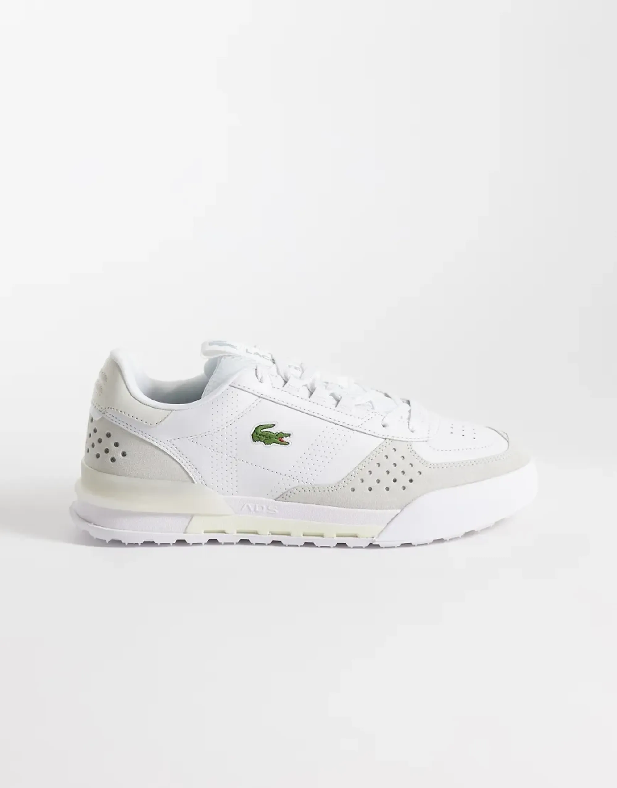 Lacoste Men’s Slam Break Leather Sneakers - White & Off White
