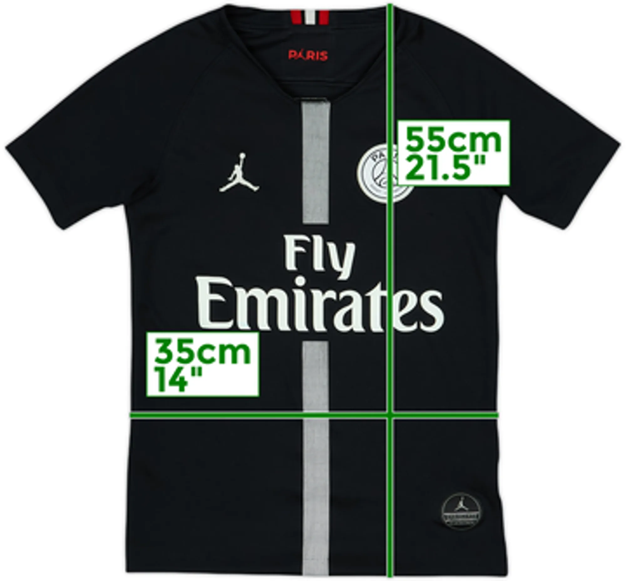 2018-19 Paris Saint-Germain Third/Home Shirt - 4/10 - (S)