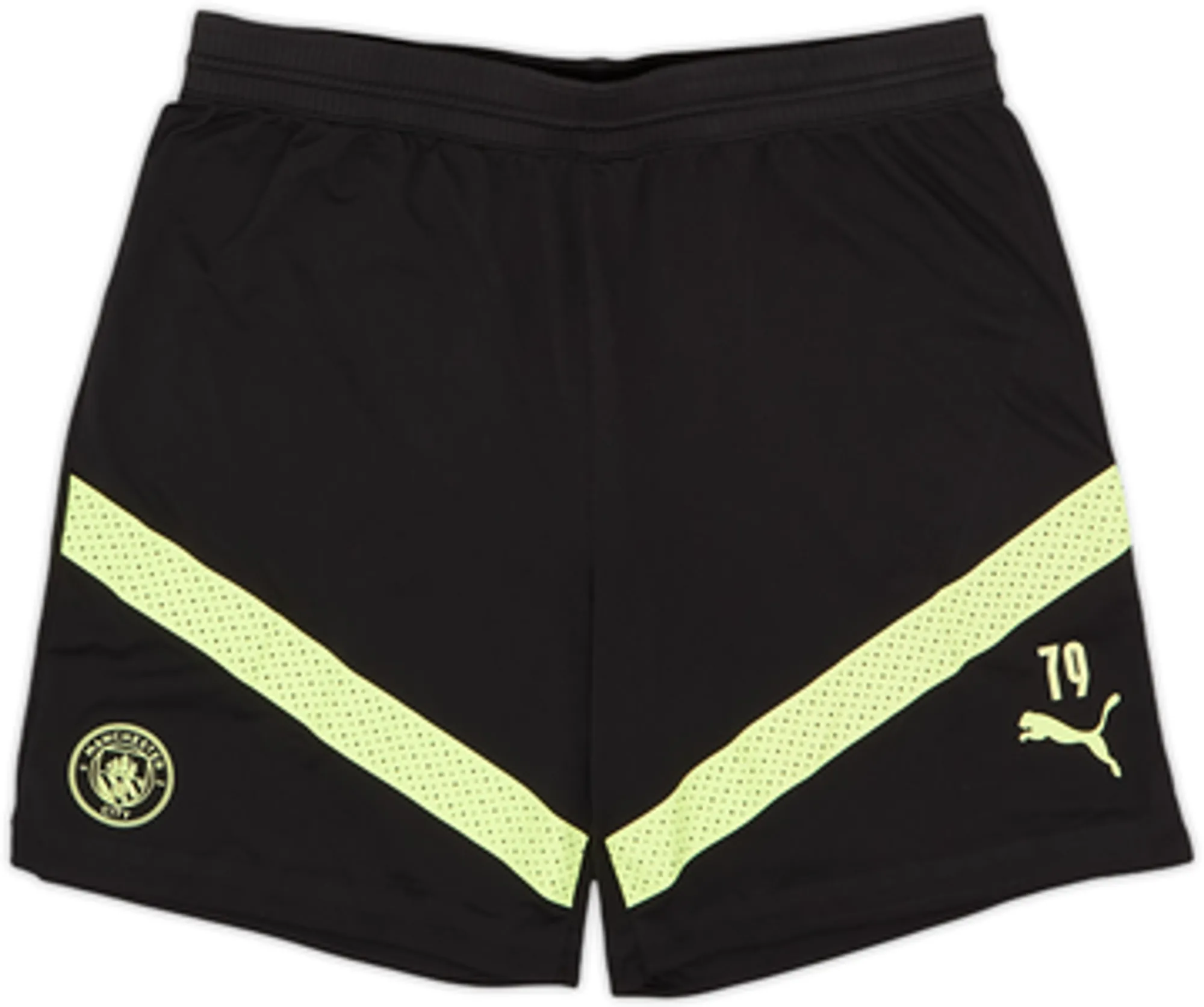 2022-23 Manchester City Player Issue Puma Training Shorts #79 - 8/10 - (L)