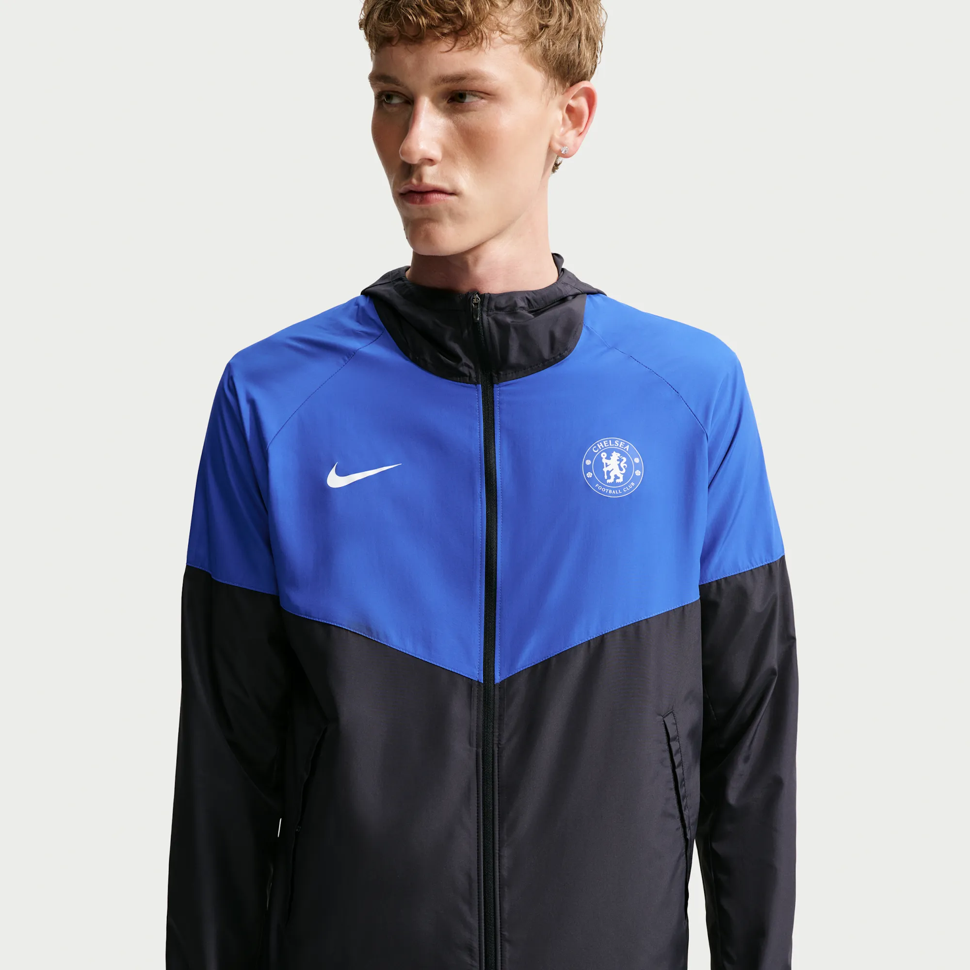 Chelsea FC City Side Men's Nike Football Jacket - Blue
