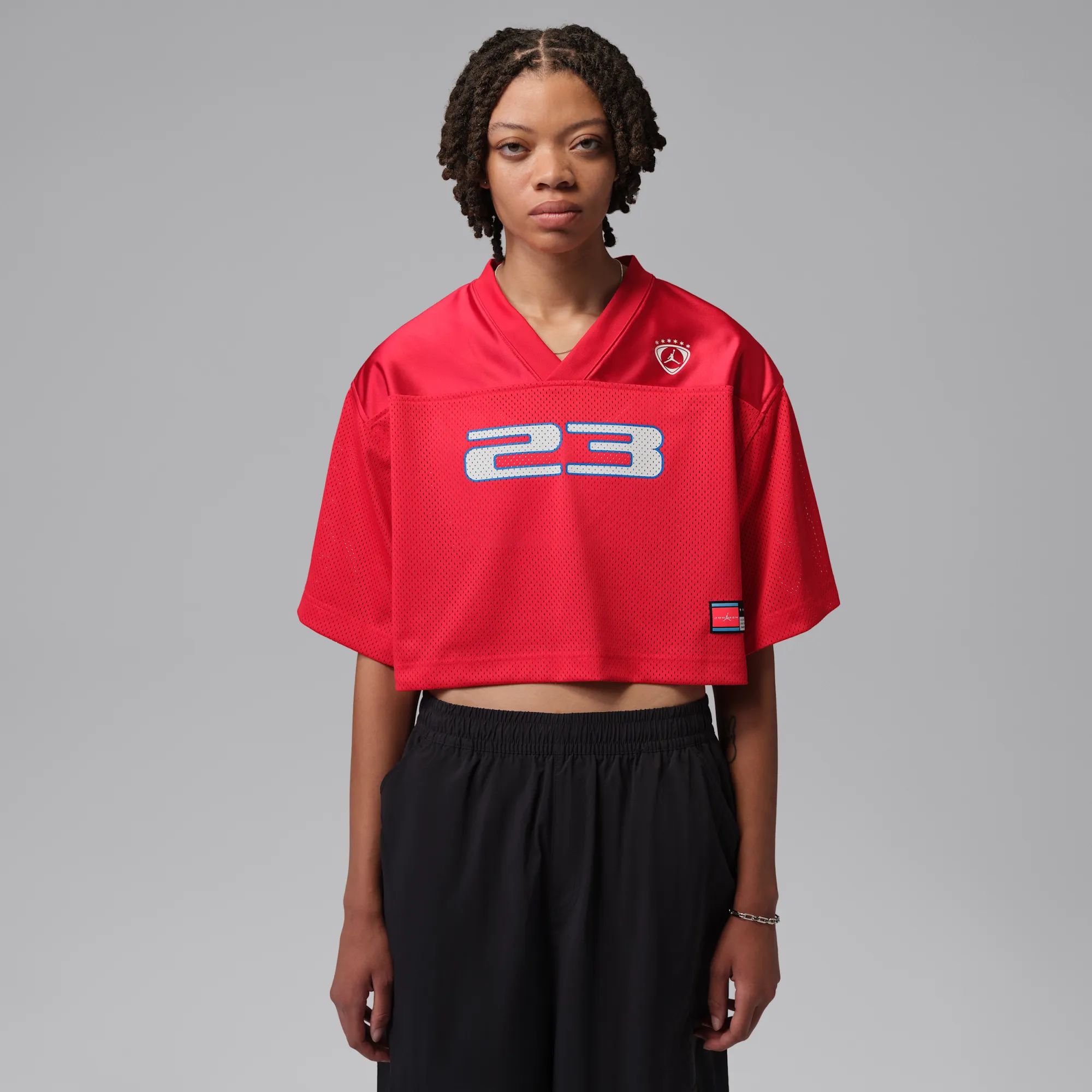 Nike Jordan Brooklyn Women's Jersey Top - Red