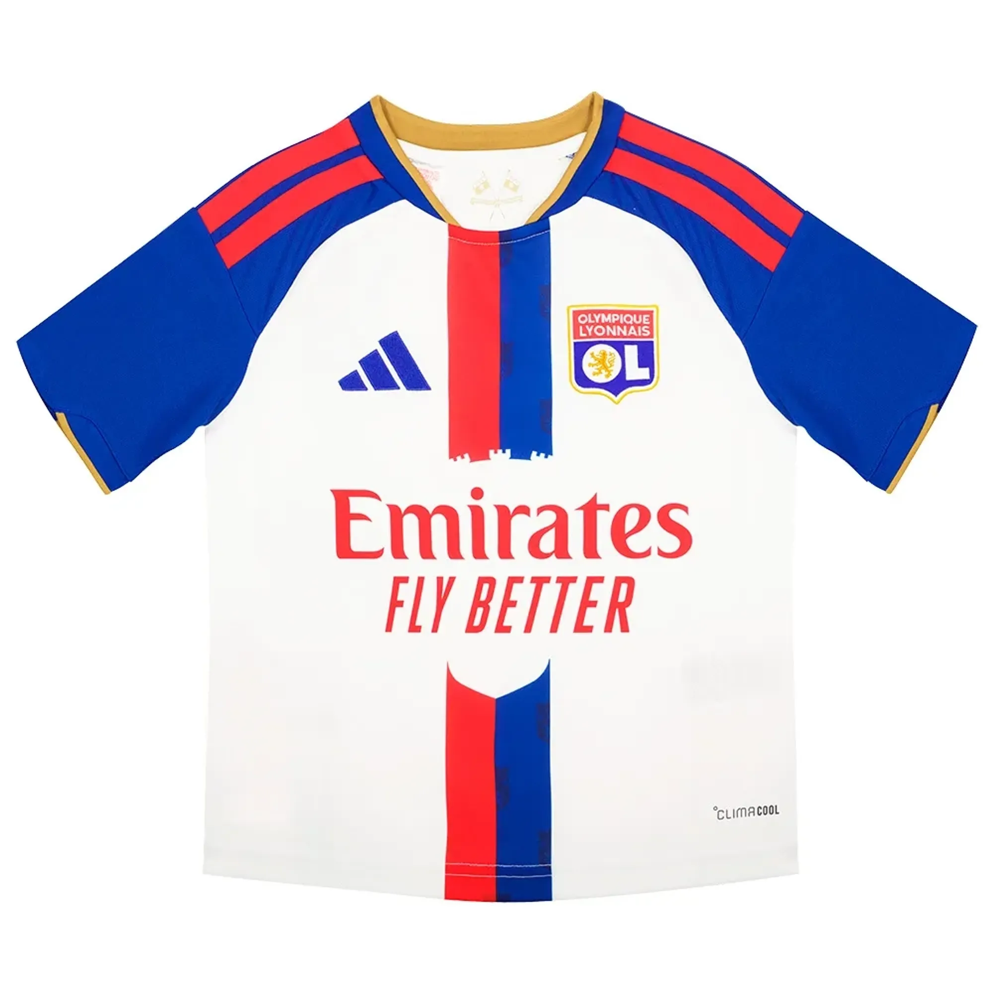 Adidas Olympique De Lyon 26/27 Jersey Home Junior Short Sleeve T-shirt