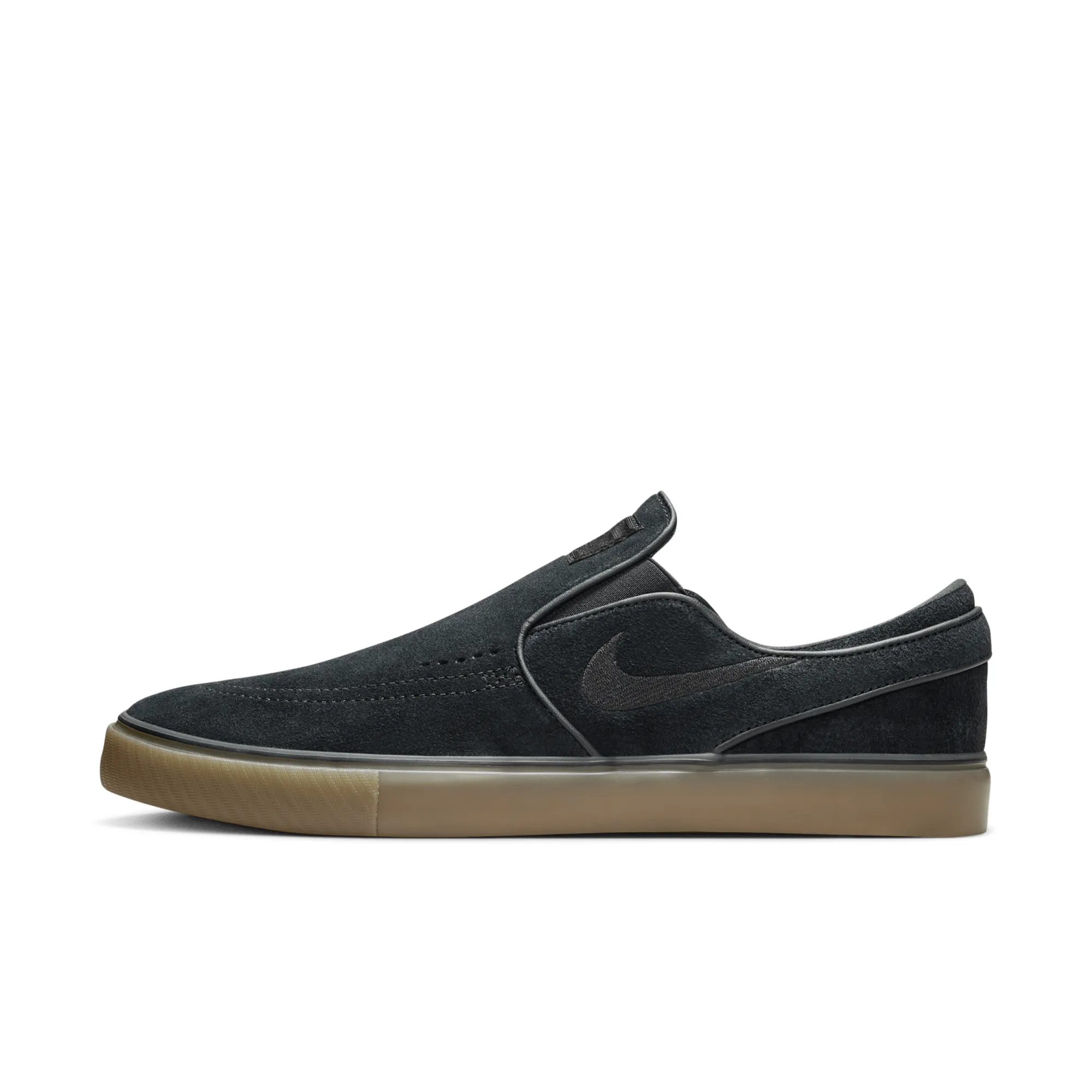 Nike SB Janoski+ Slip Skate Shoes - Black