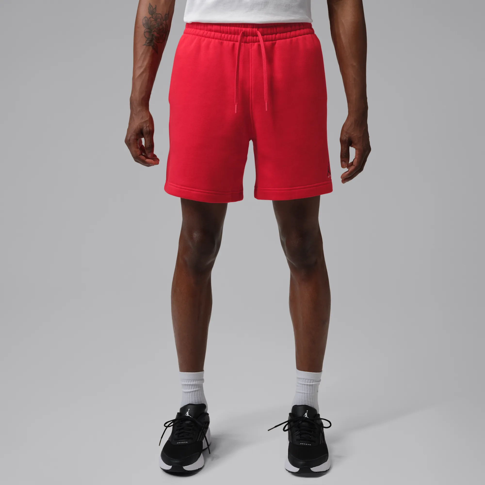 Nike Jordan Brooklyn Men's Shorts - Red - Fleece