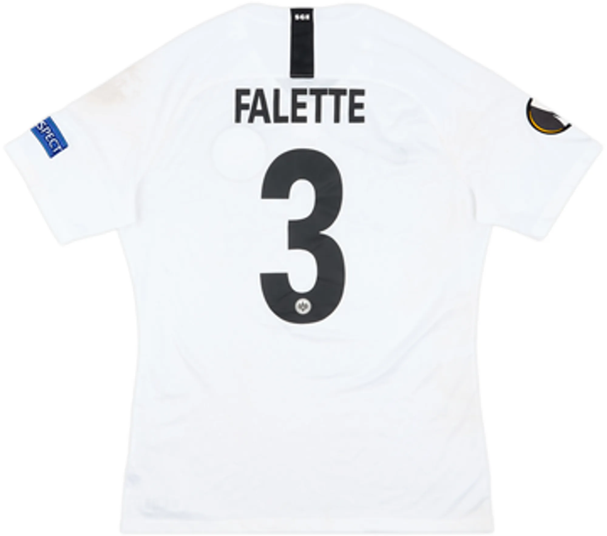2018-19 Eintracht Frankfurt Match Worn Europa League Away Shirt Falette #3
