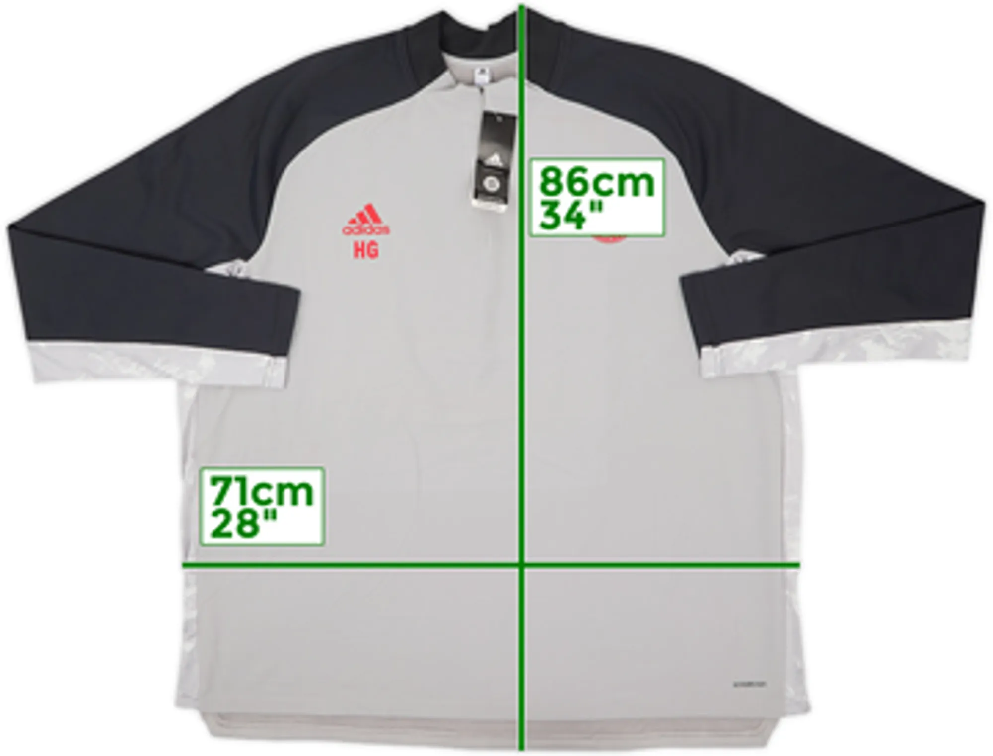 2020-21 Bayern Munich adidas 1/4 Zip Training Top HG (3XL)