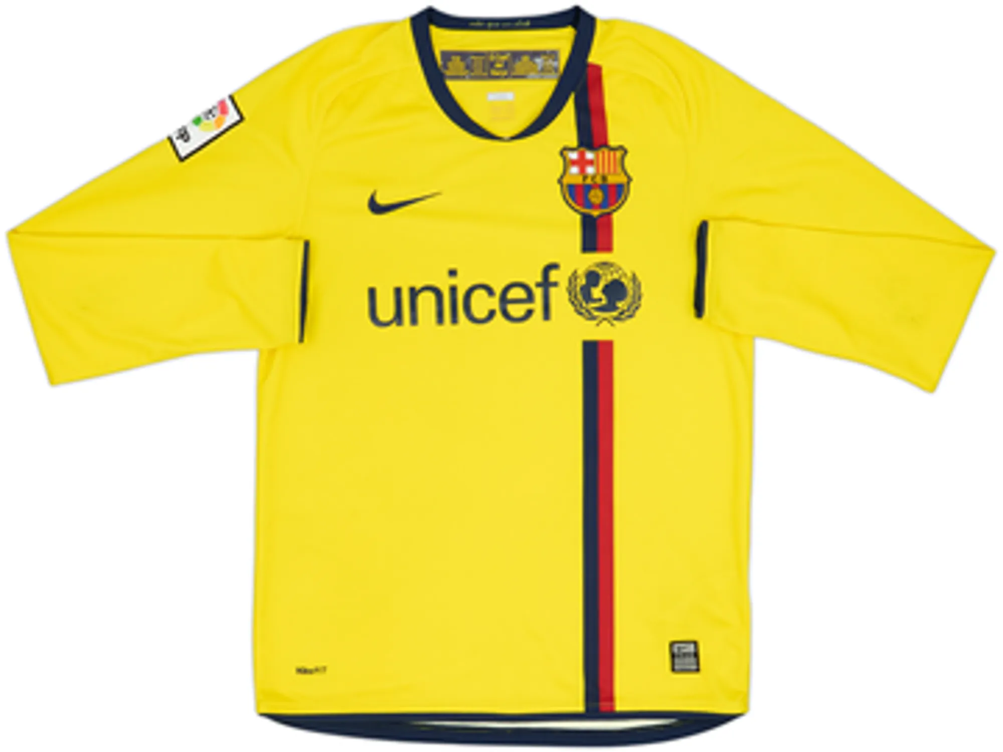 2008-10 Barcelona Away L/S Shirt Messi #10 - 5/10 - (S)