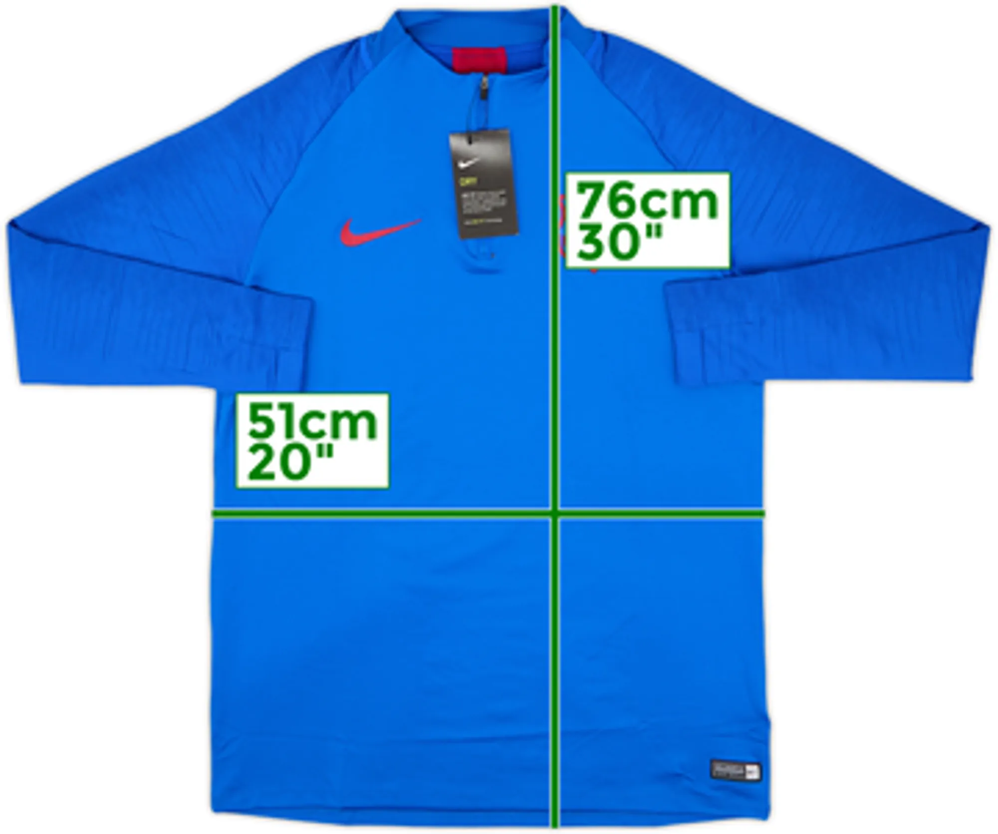 2019-20 Barcelona Nike 1/4 Zip Drill Top (L)