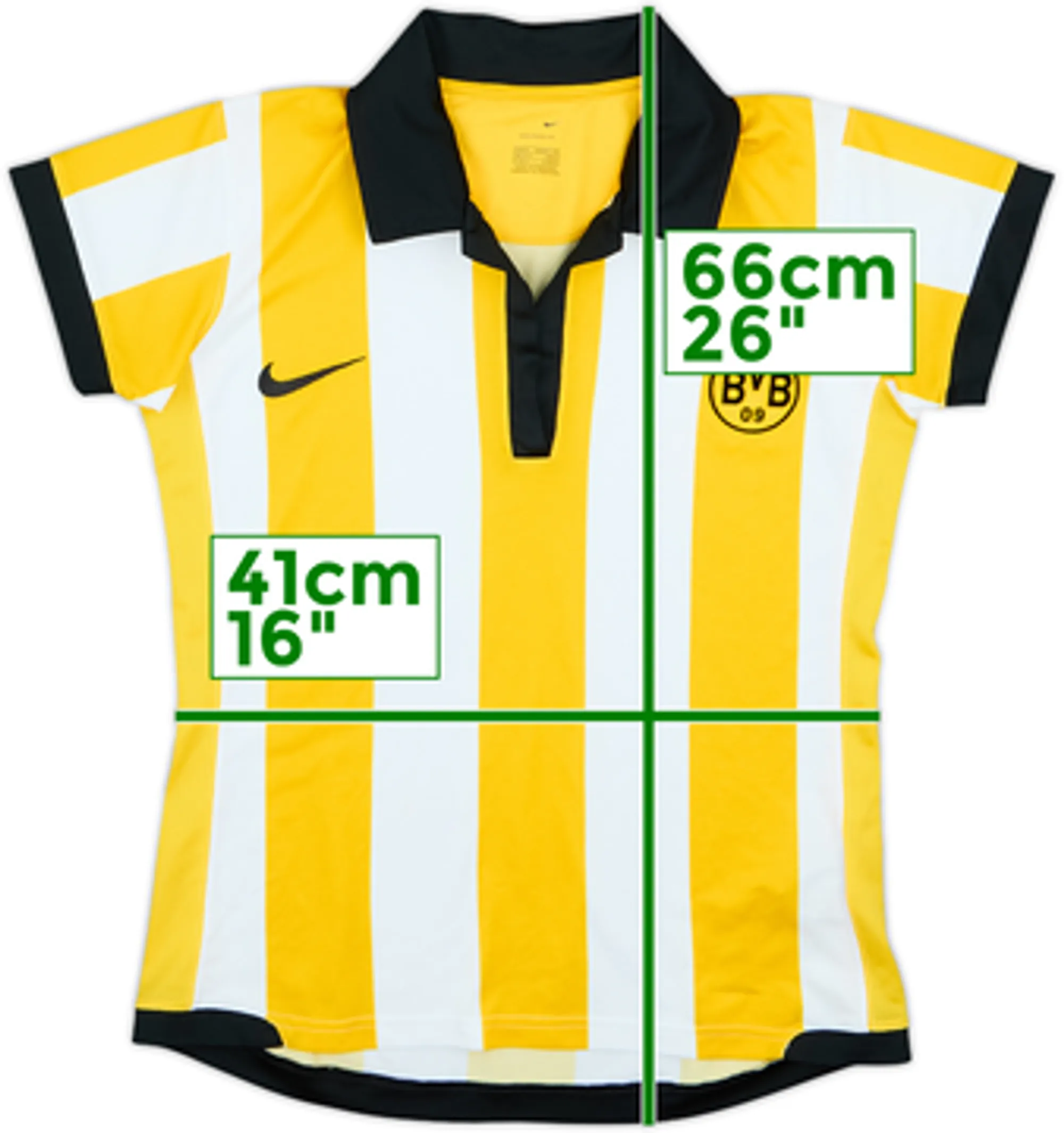 2006-07 Borussia Dortmund Home Shirt - 9/10 - (Women's M)