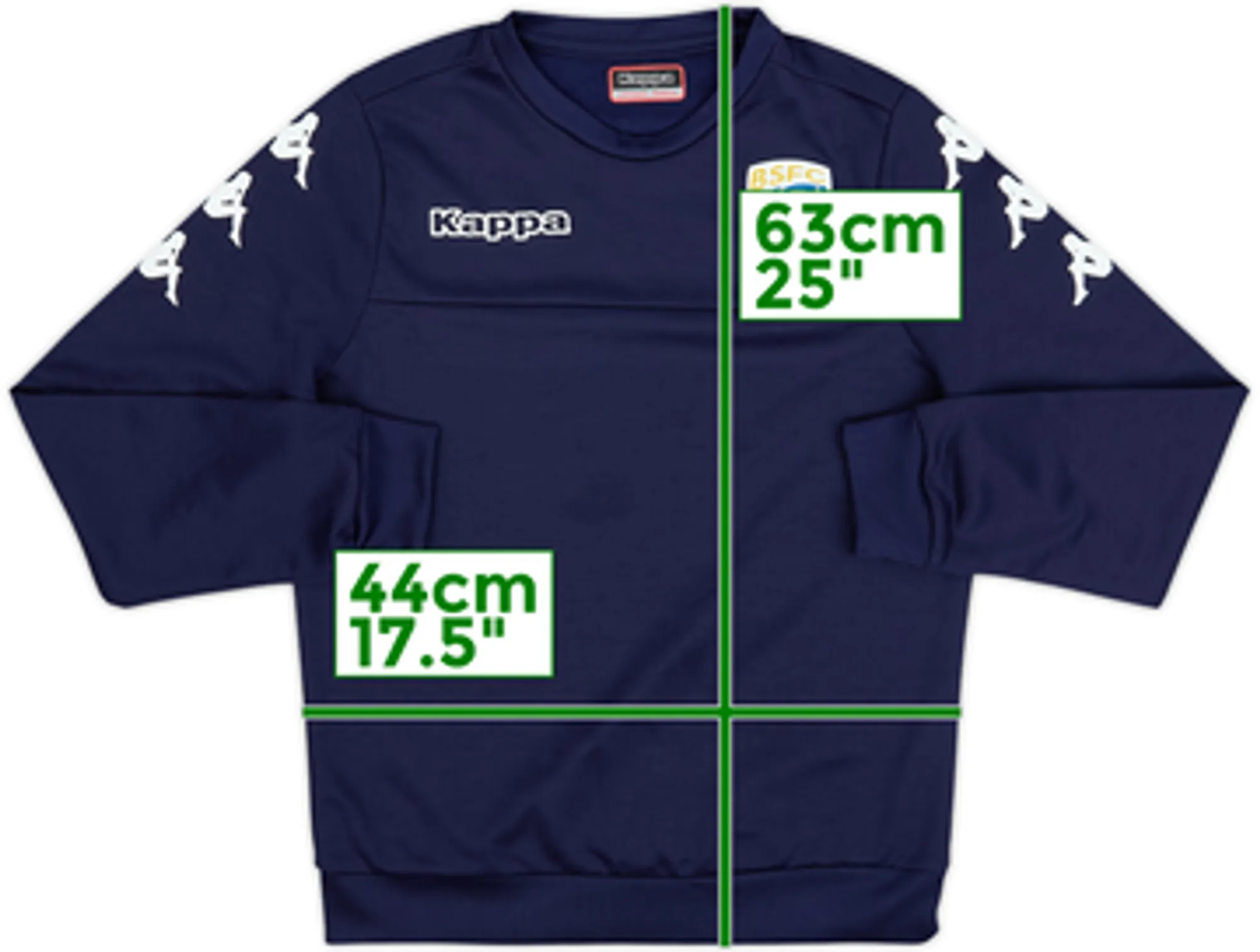 2018-19 Brescia Kappa Sweat Top - 8/10 - (L.Boys)