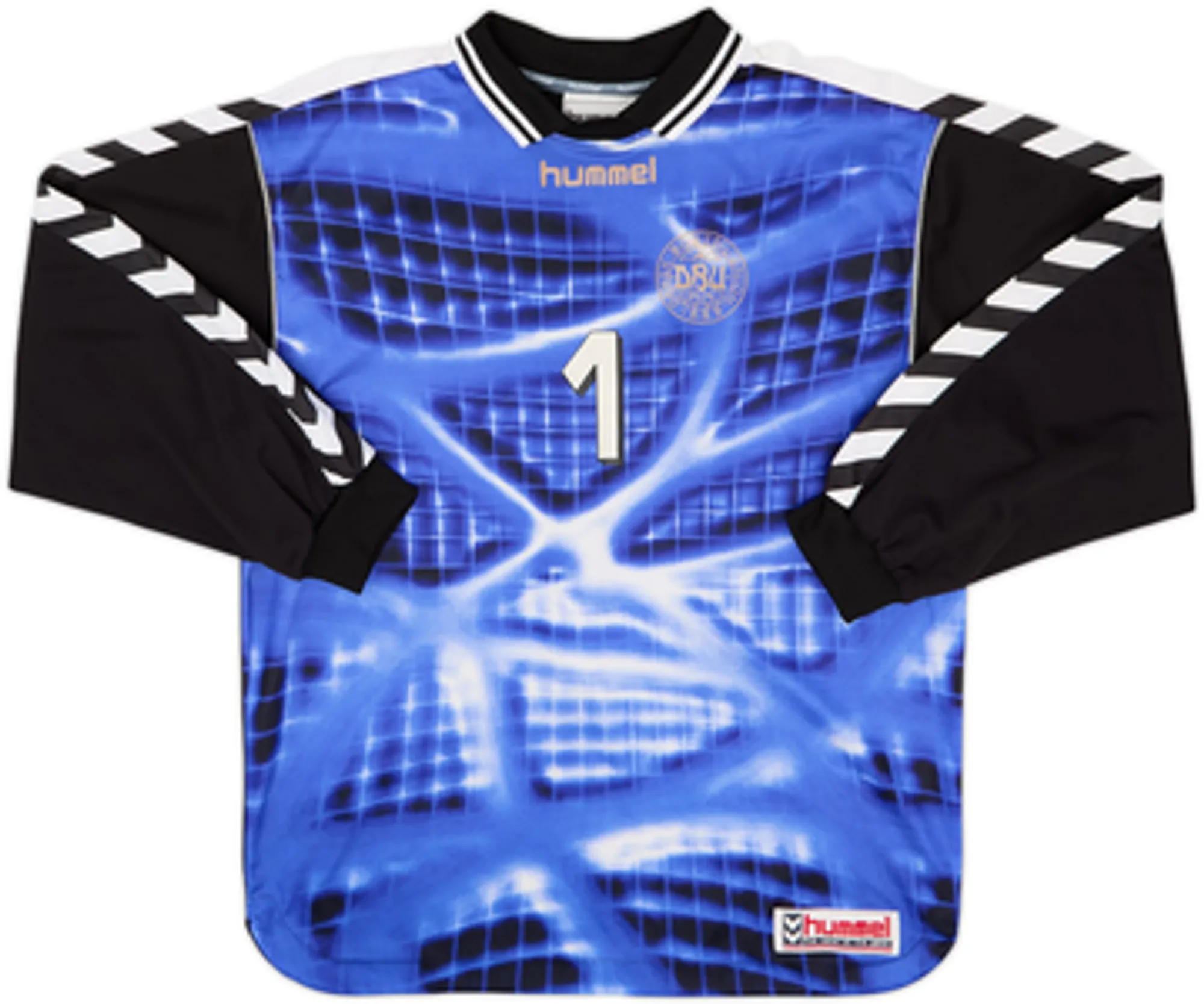 1998-2000 Denmark GK Shirt Schmeichel #1 - 9/10 - (L)