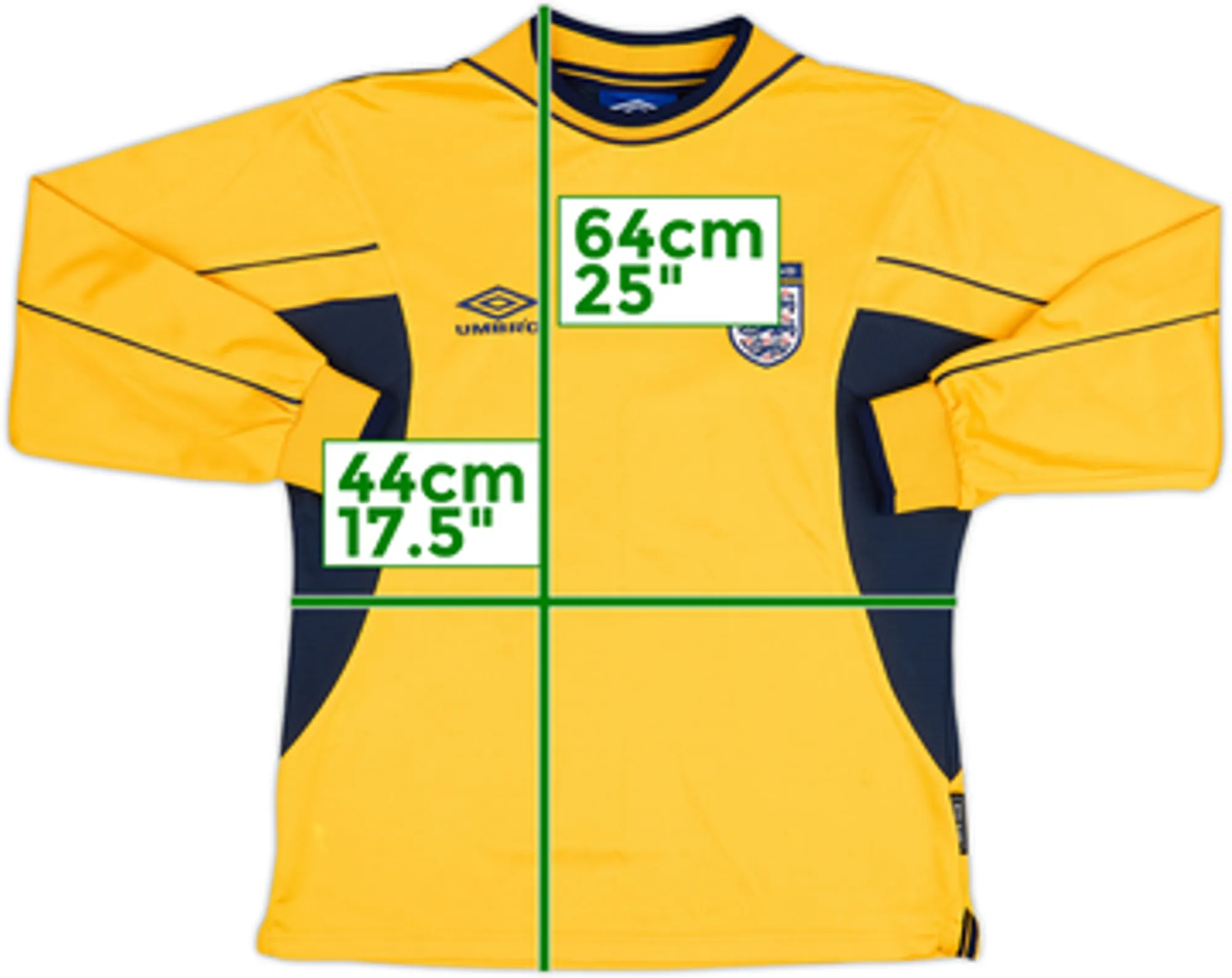 1999-01 England GK Shirt - 10/10 - (L.Boys)