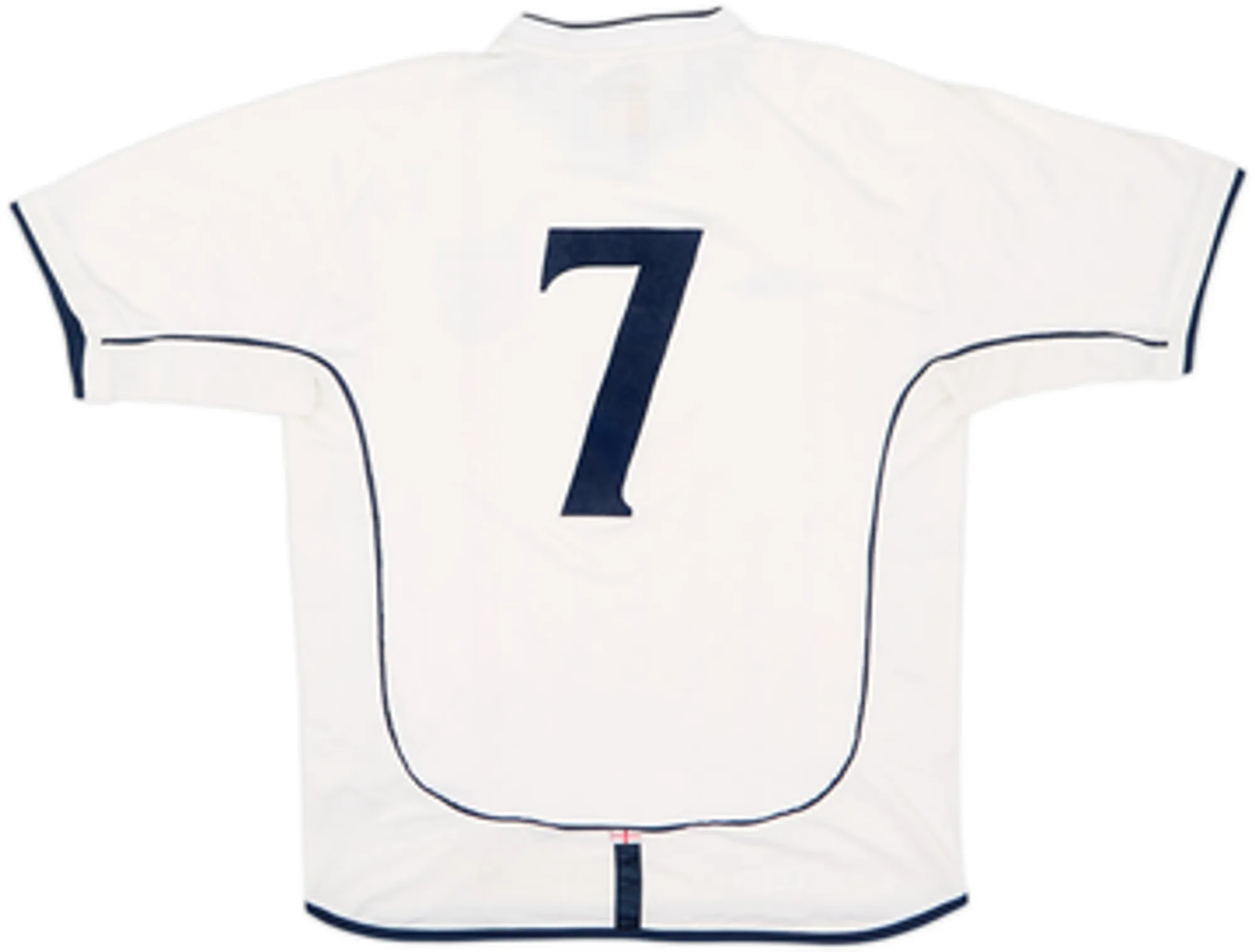 2001-03 England Home Shirt #7 - 7/10 - (M)