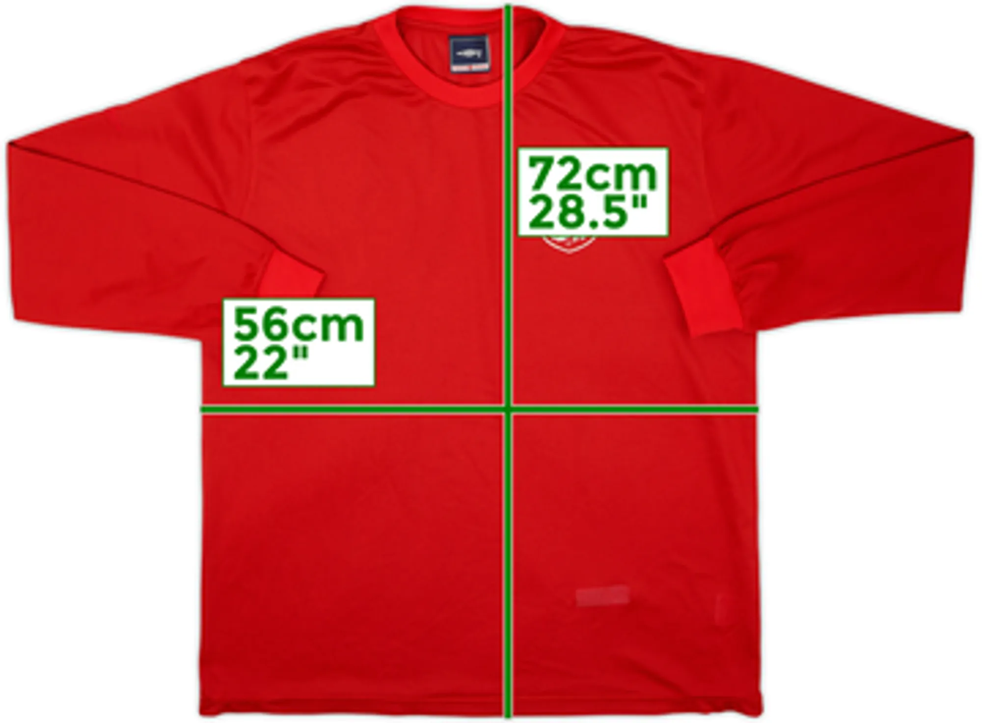2004-06 England Umbro Training L/S Shirt - 9/10 - (L)