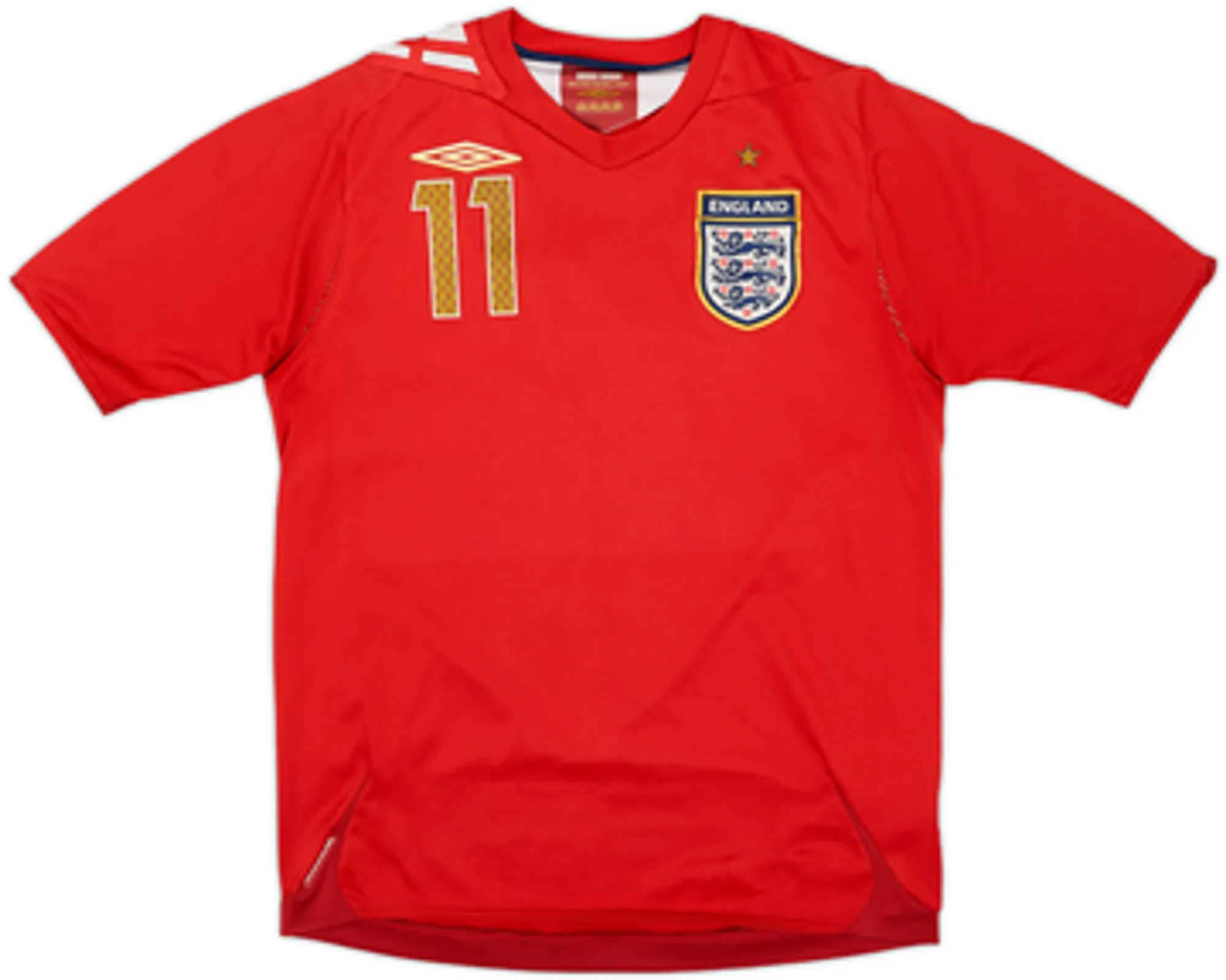 2006-08 England Away Shirt J Cole #11 - 6/10 - (S)