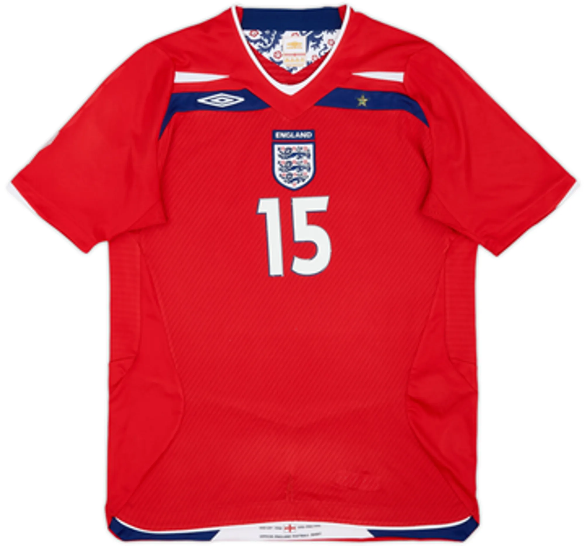 2008-10 England Away Shirt Crouchy #15 - 6/10 - (XL.Boys)