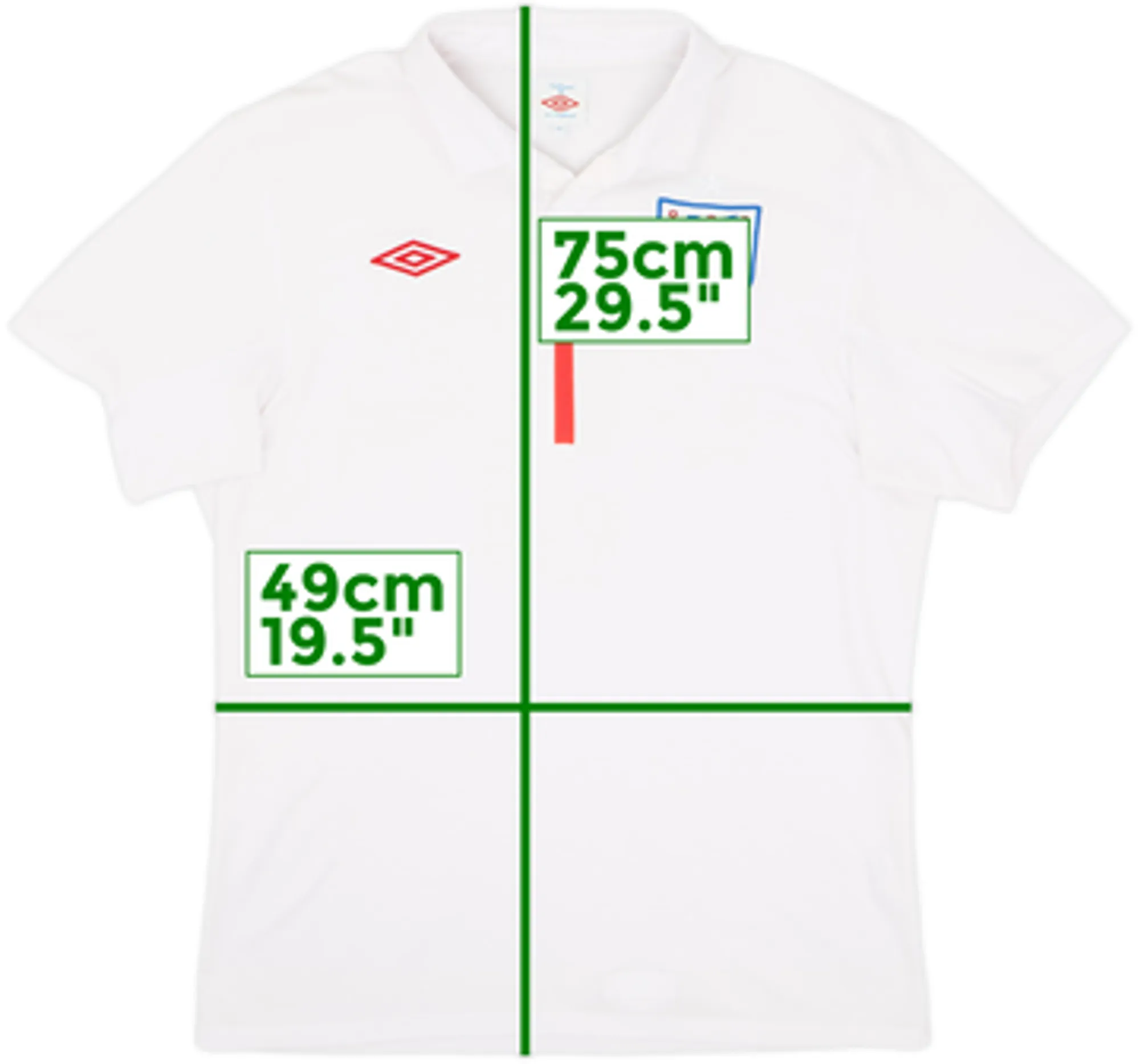 2009-10 England Home Shirt #1 - 8/10 - (L)