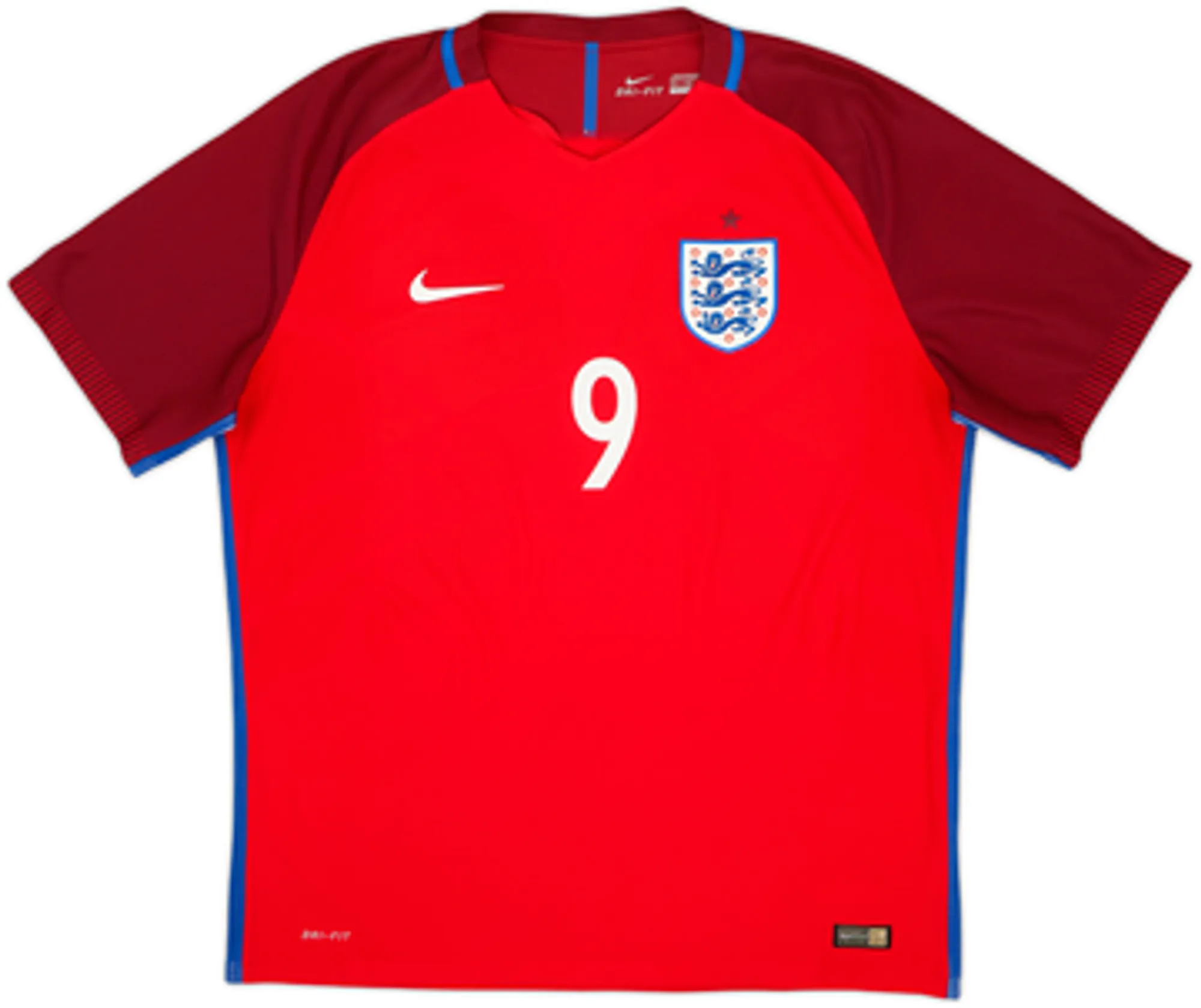 2016-17 England Authentic Away Shirt Kane #9 - 4/10 - (XXL)