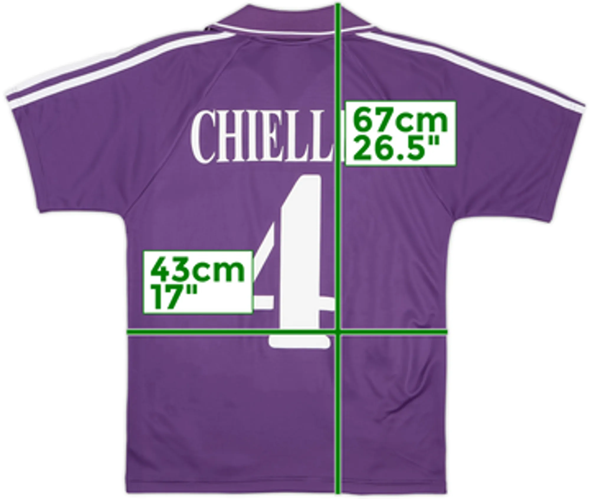 2004-05 Fiorentina Home Shirt Chiellini #4 - 9/10 - (S)