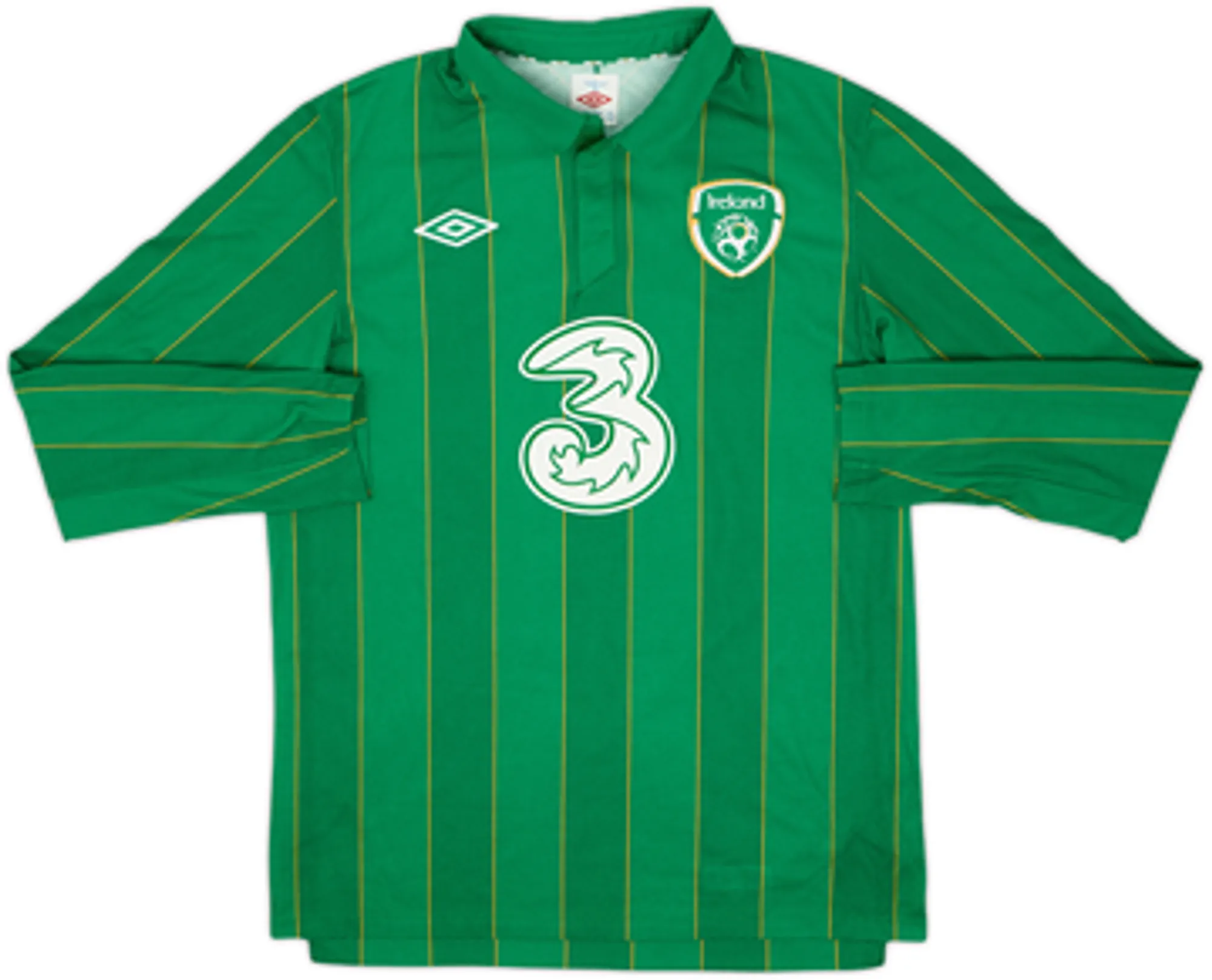 2011-12 Ireland Home L/S Shirt Keane #10 - 7/10 - (M)