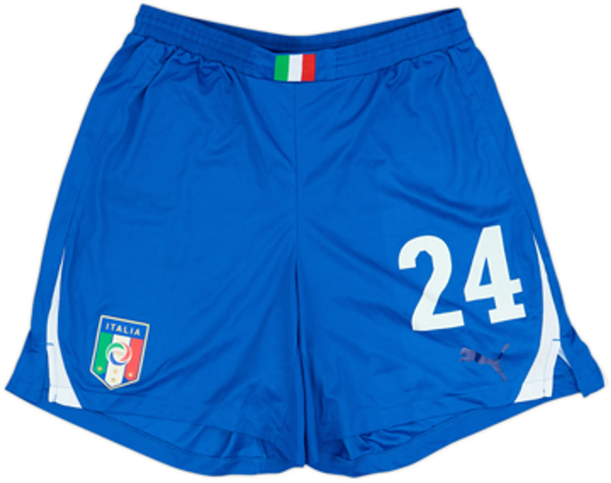 2010-11 Italy Player Issue Home Shorts #24 - 6/10 - (XL)