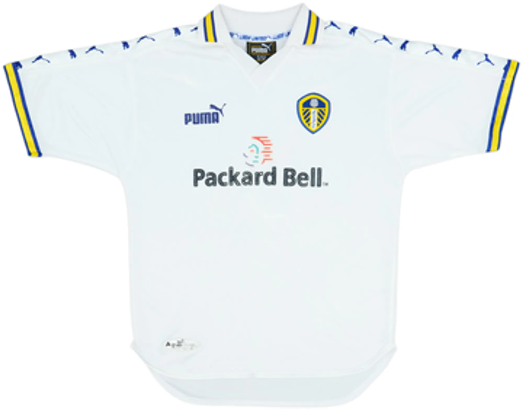1998-00 Leeds United Home Shirt Wijnhard #8 - 7/10 - (XL.Boys)