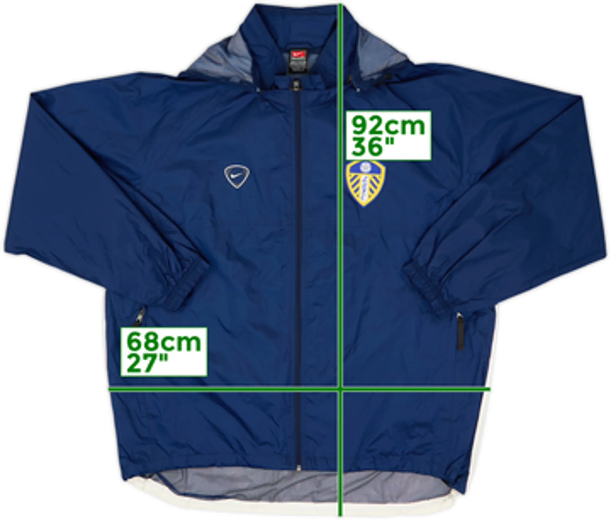 2000-01 Leeds Nike Rain Jacket (XL)