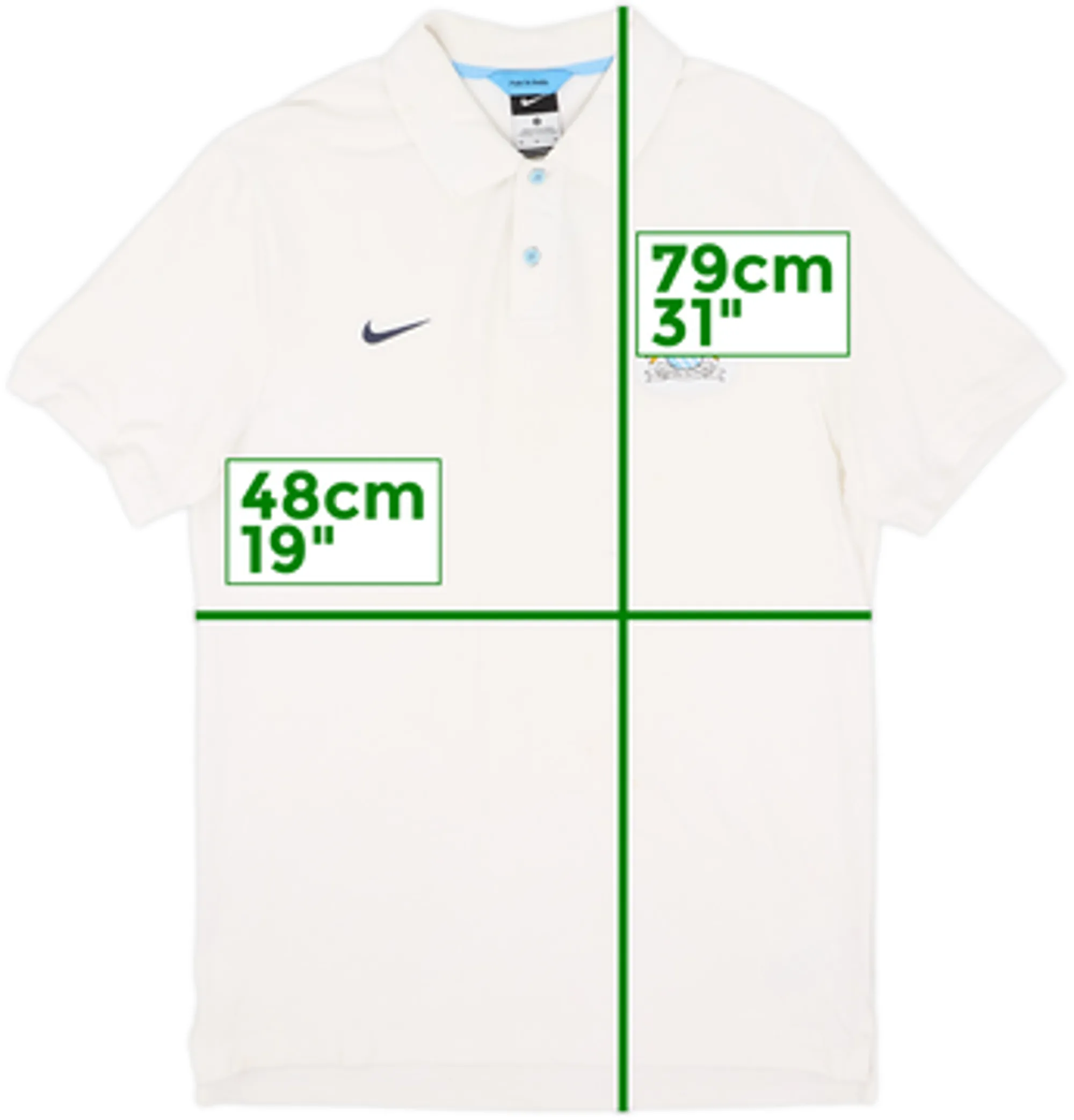 2013-14 Manchester City Nike Polo Shirt - 6/10 - (M)